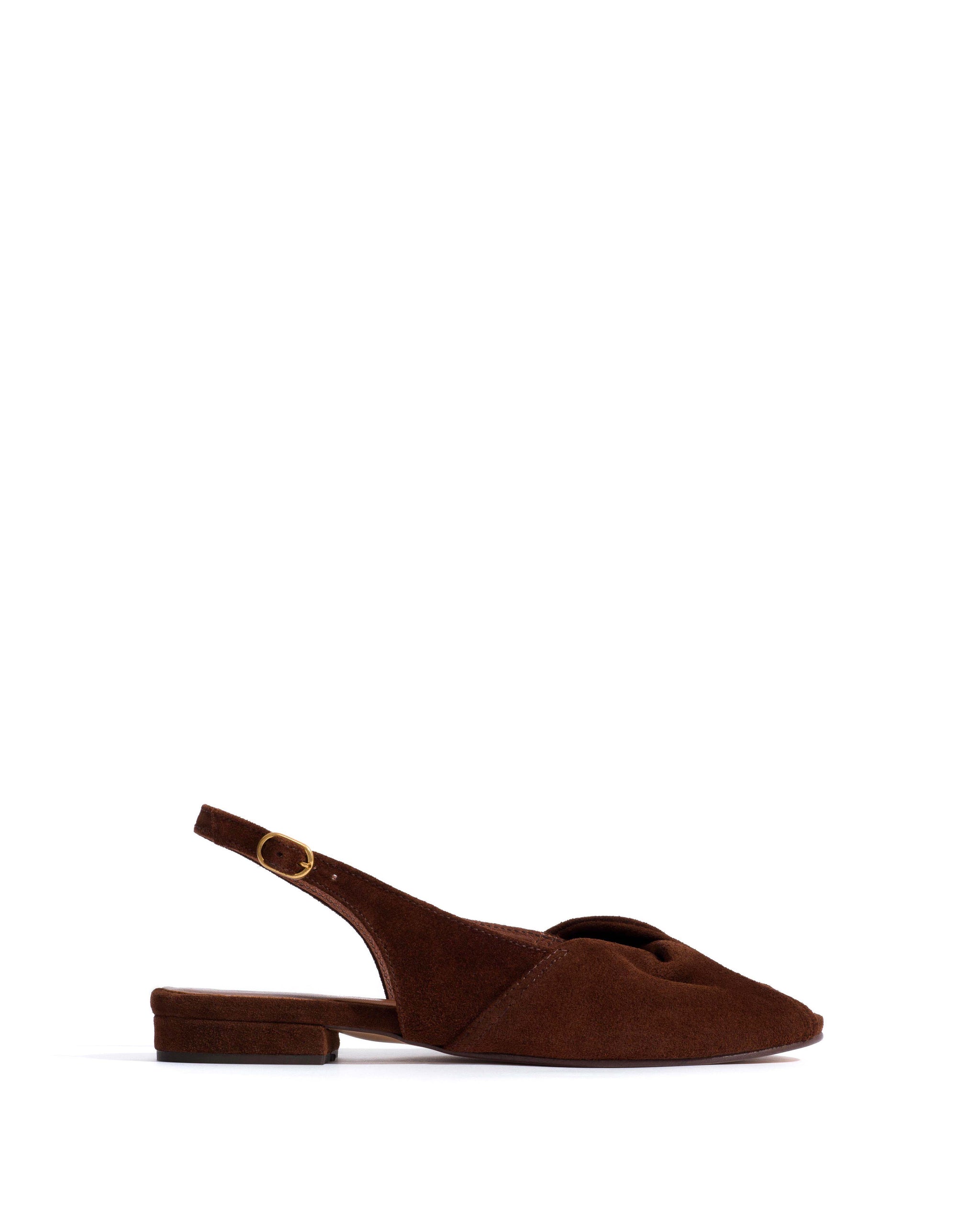 Magda 20 Calf suede Chocolate - Anonymous Copenhagen Flat sandals