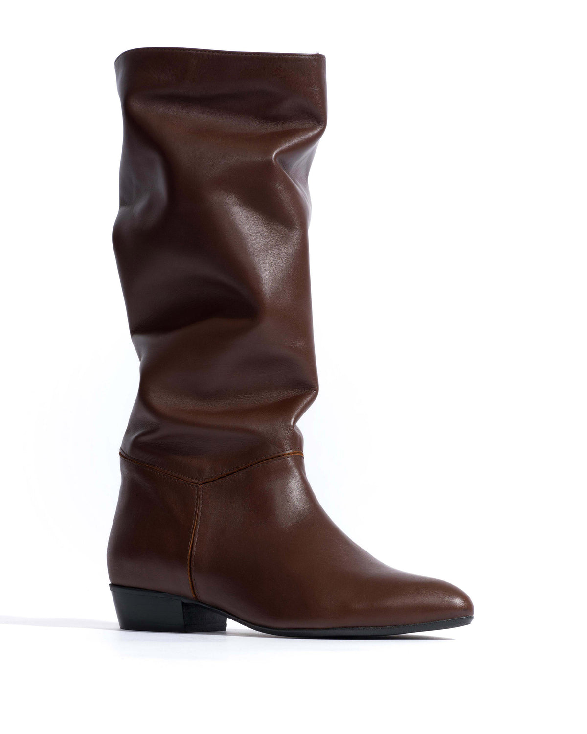 Jasmina 20 Soft calf & suede leather Chocolate