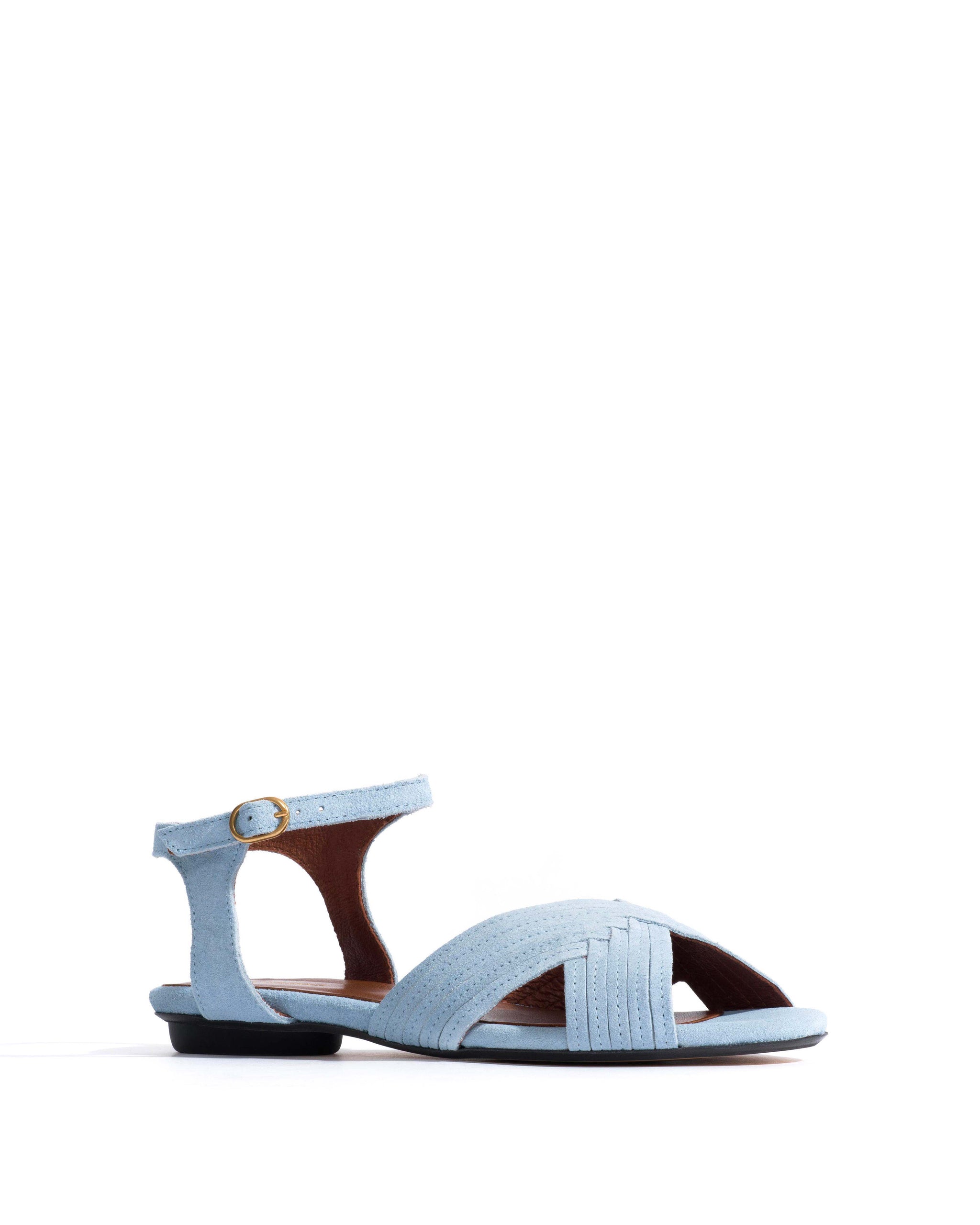 Niabi 10 Calf suede Porcelain blue - Anonymous Copenhagen Shoes