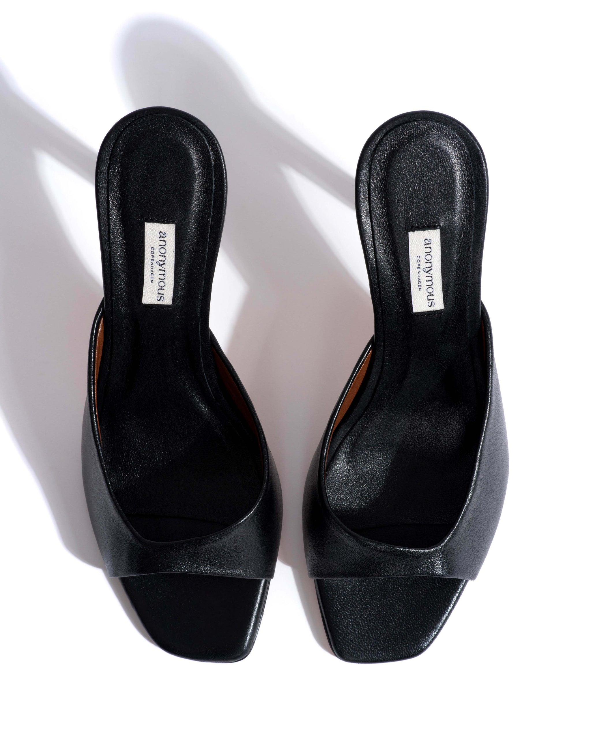 Mazy 100 Shiny lamb Black - Anonymous Copenhagen Heels