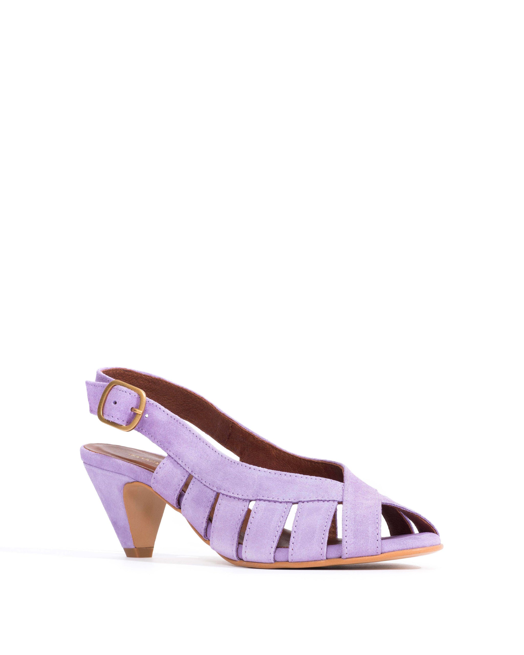Sophie 50 stiletto Calf suede Lavender ice - Anonymous Copenhagen Shoes