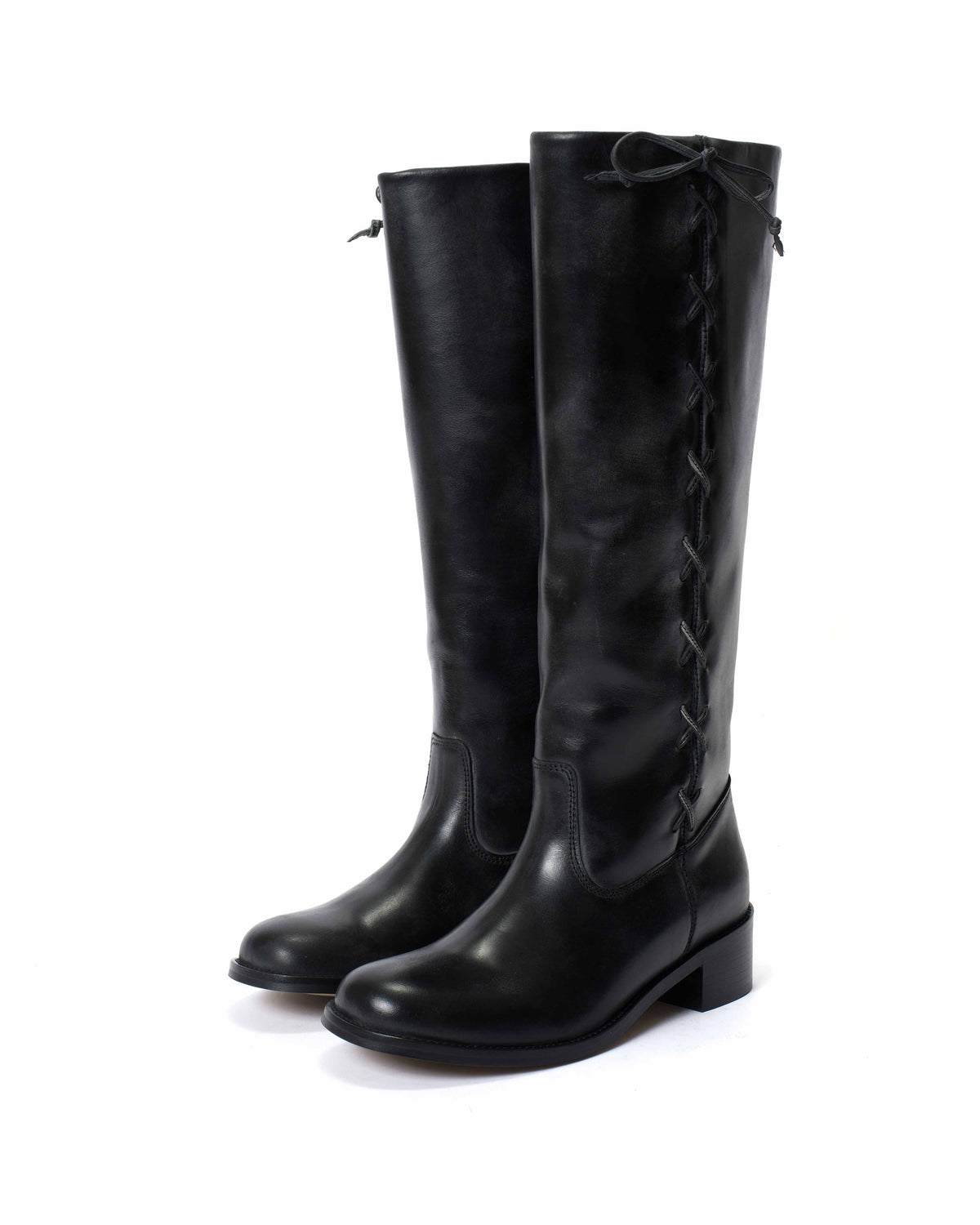 Dico Ann Side laces Escovado Black