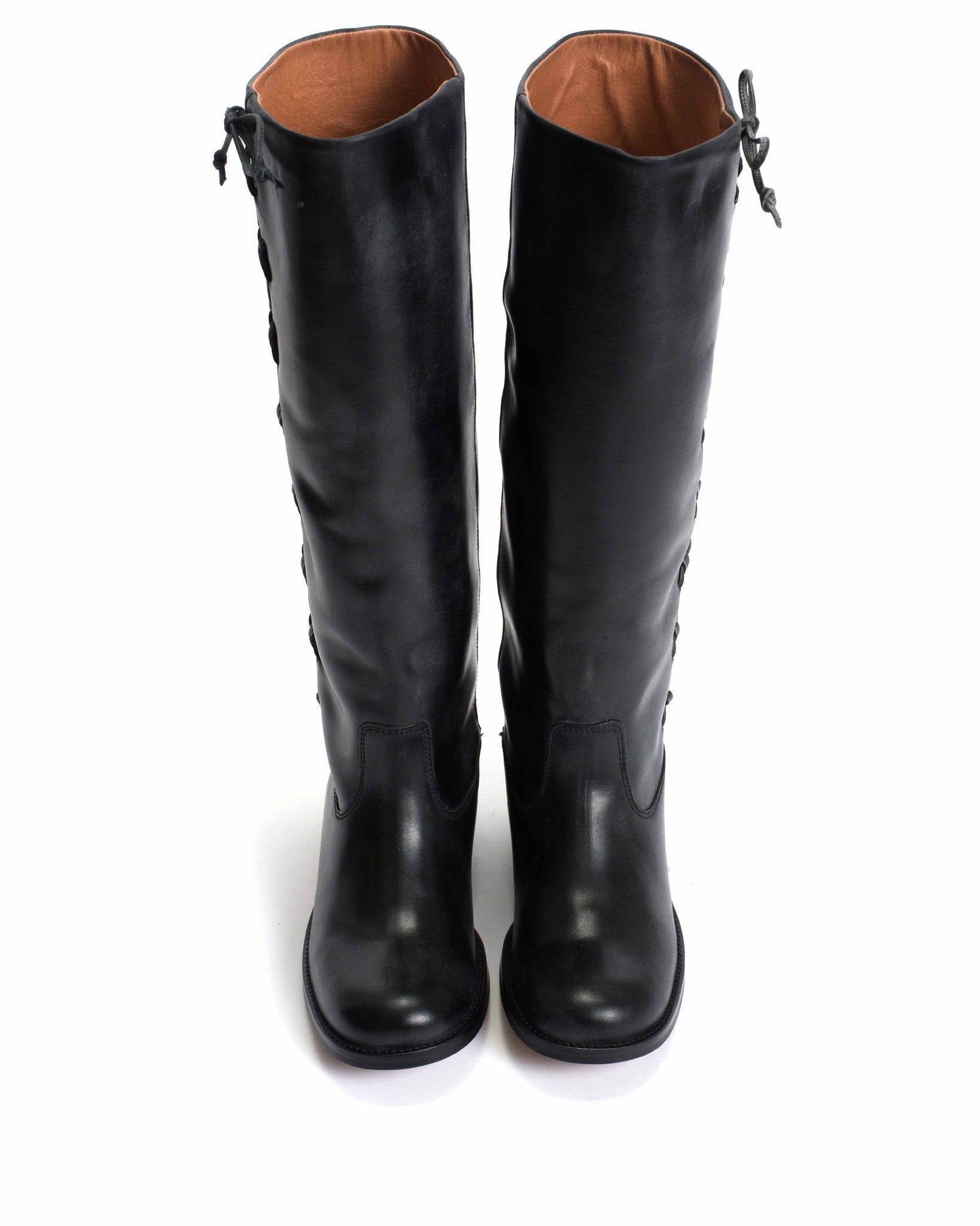Dico Ann Side laces Escovado Black - Anonymous Copenhagen