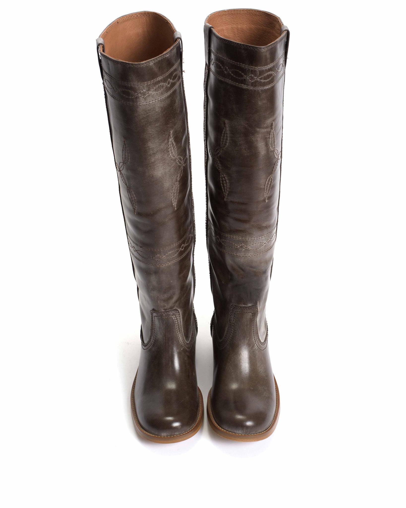 Dico Ann Western stitch Escovado Dark brown - Anonymous Copenhagen