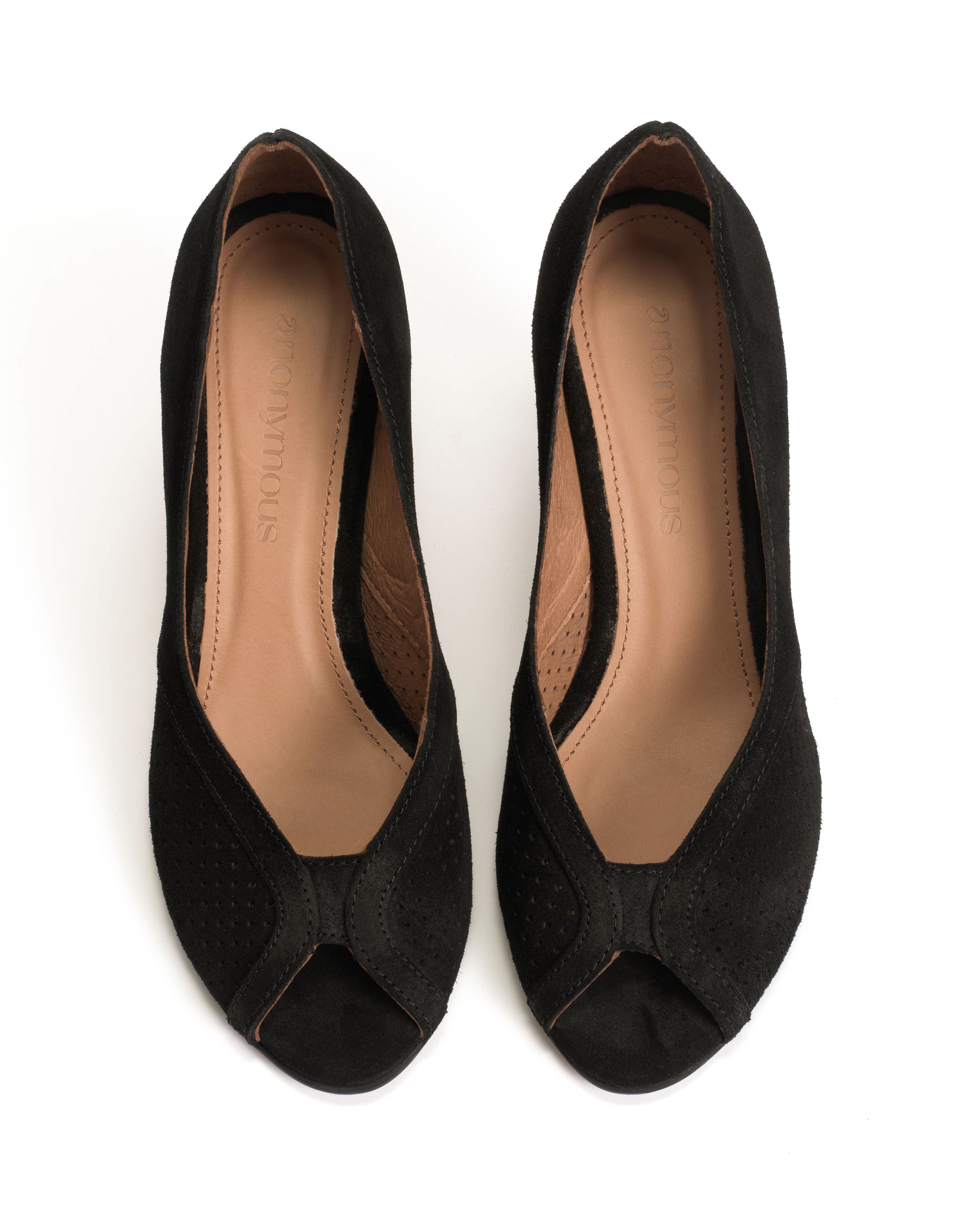 Alania Calf suede Black