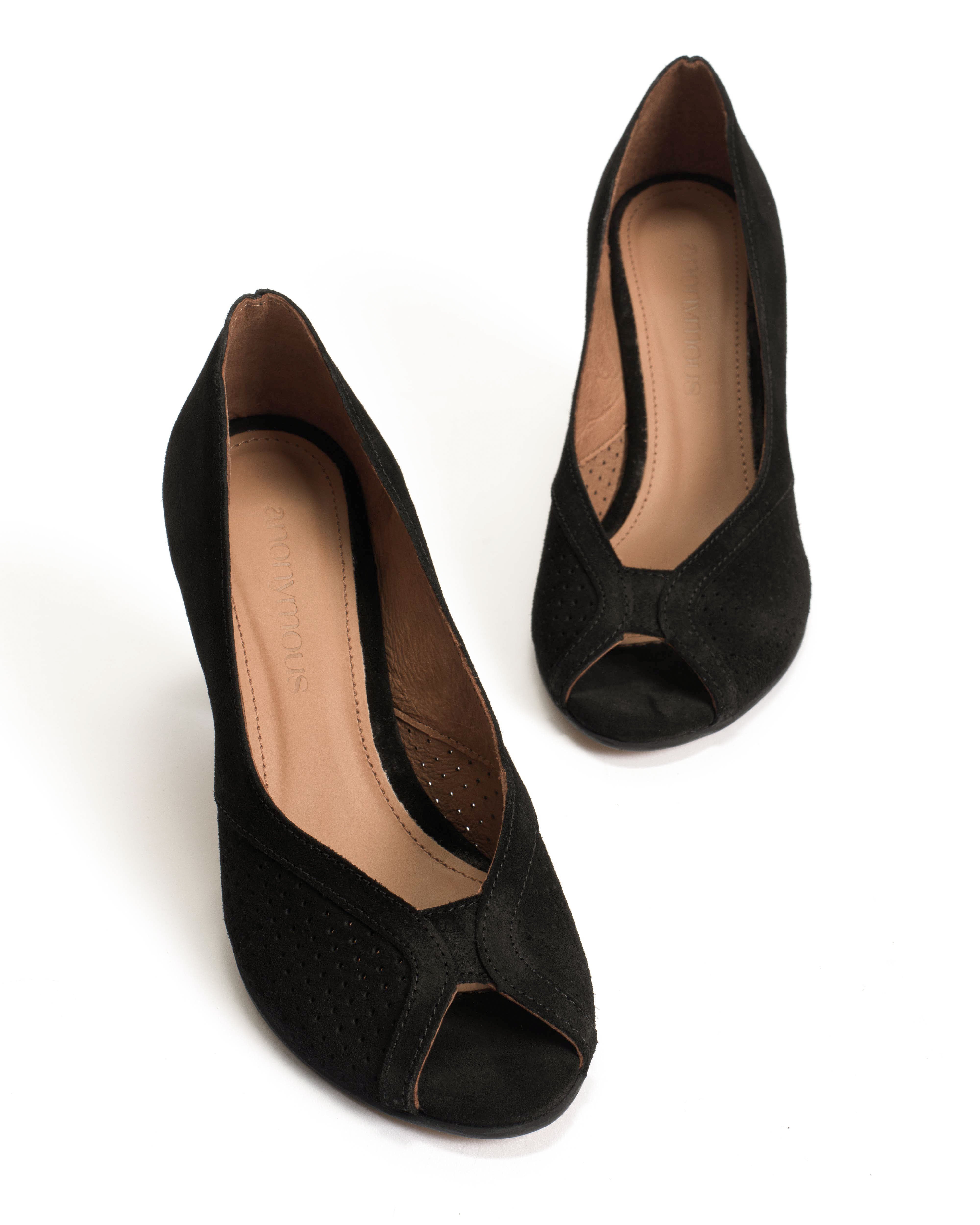 Alania Calf suede Black