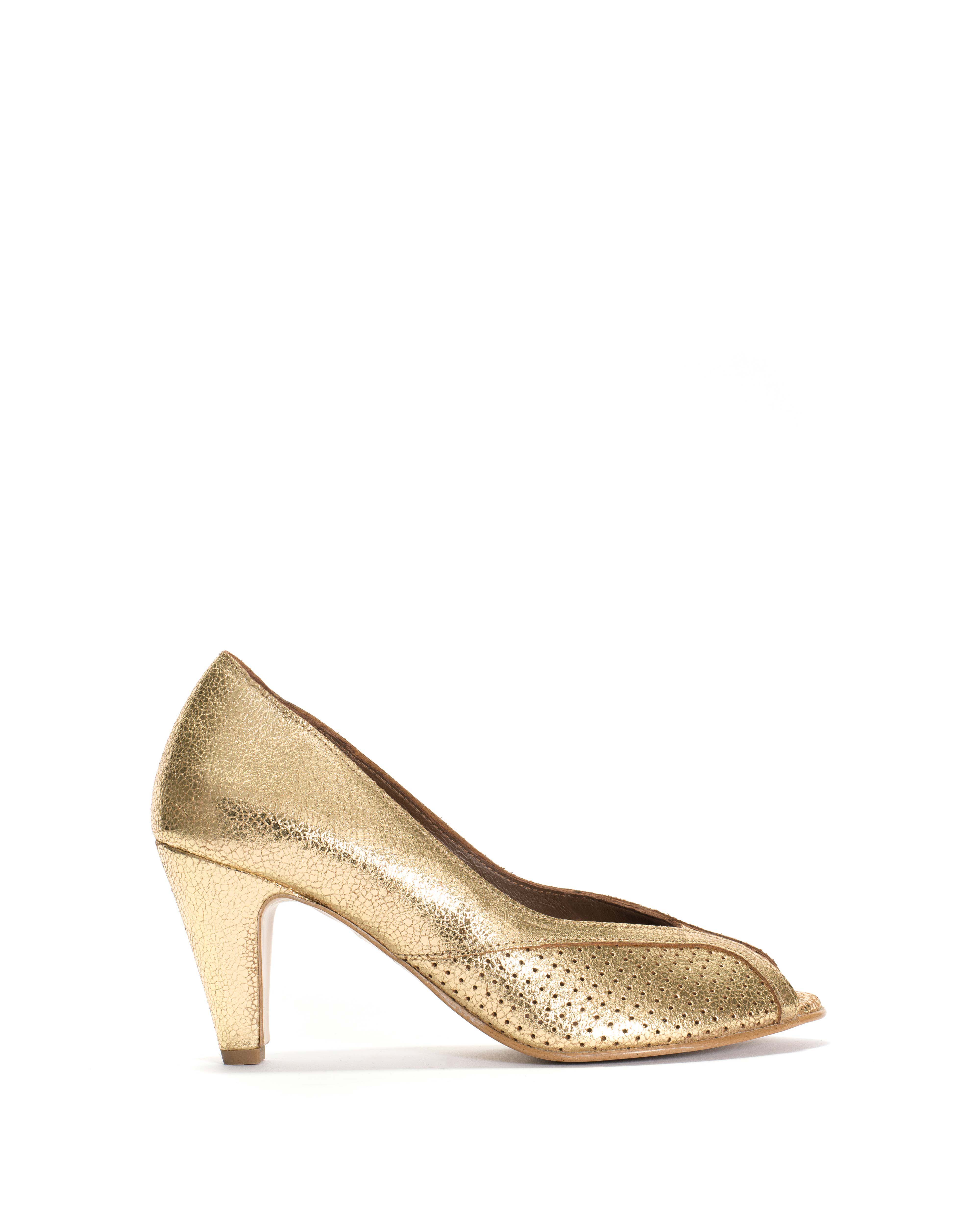 Alania Crackled metallic goat