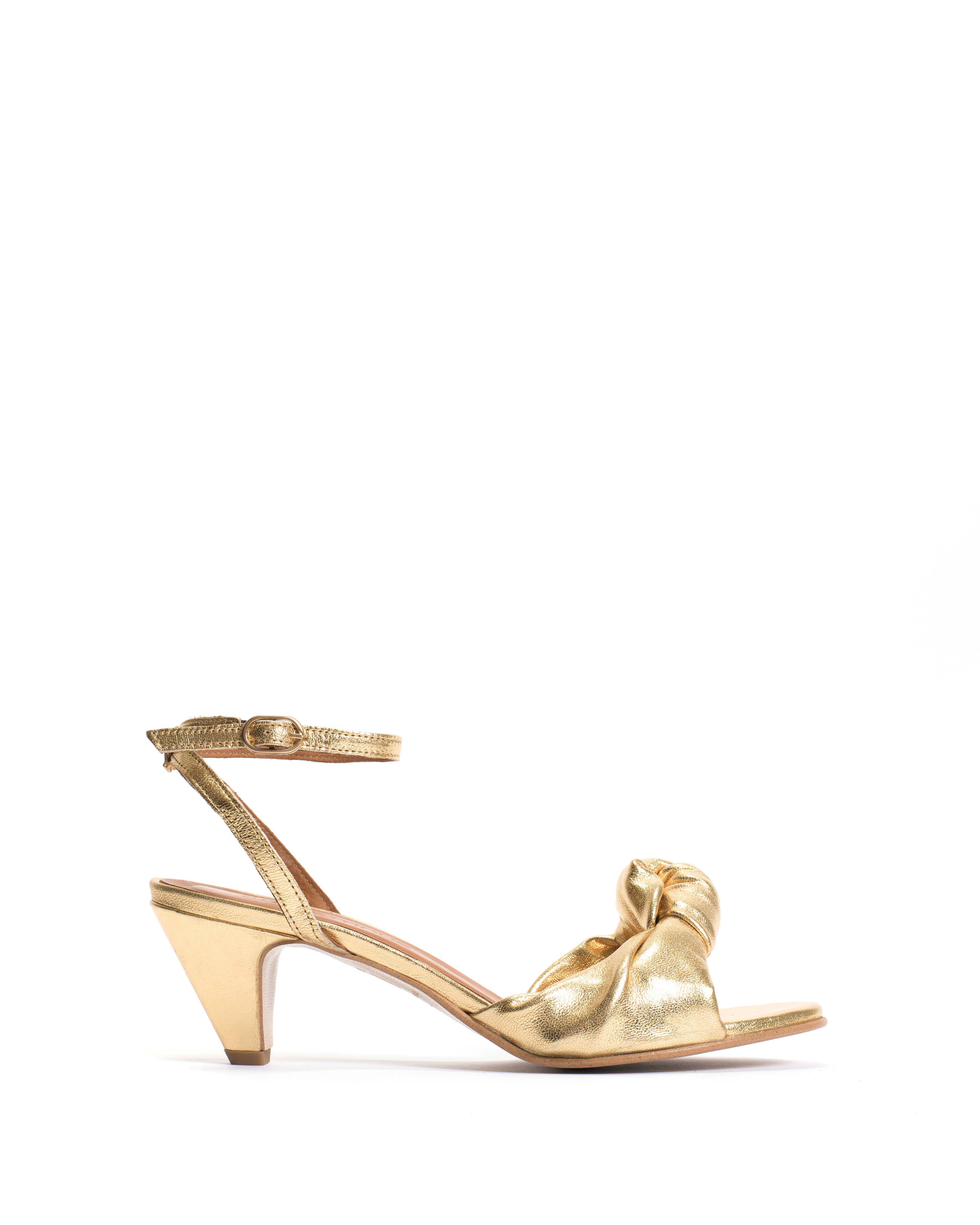 Aliza 50 stiletto Metallic goat