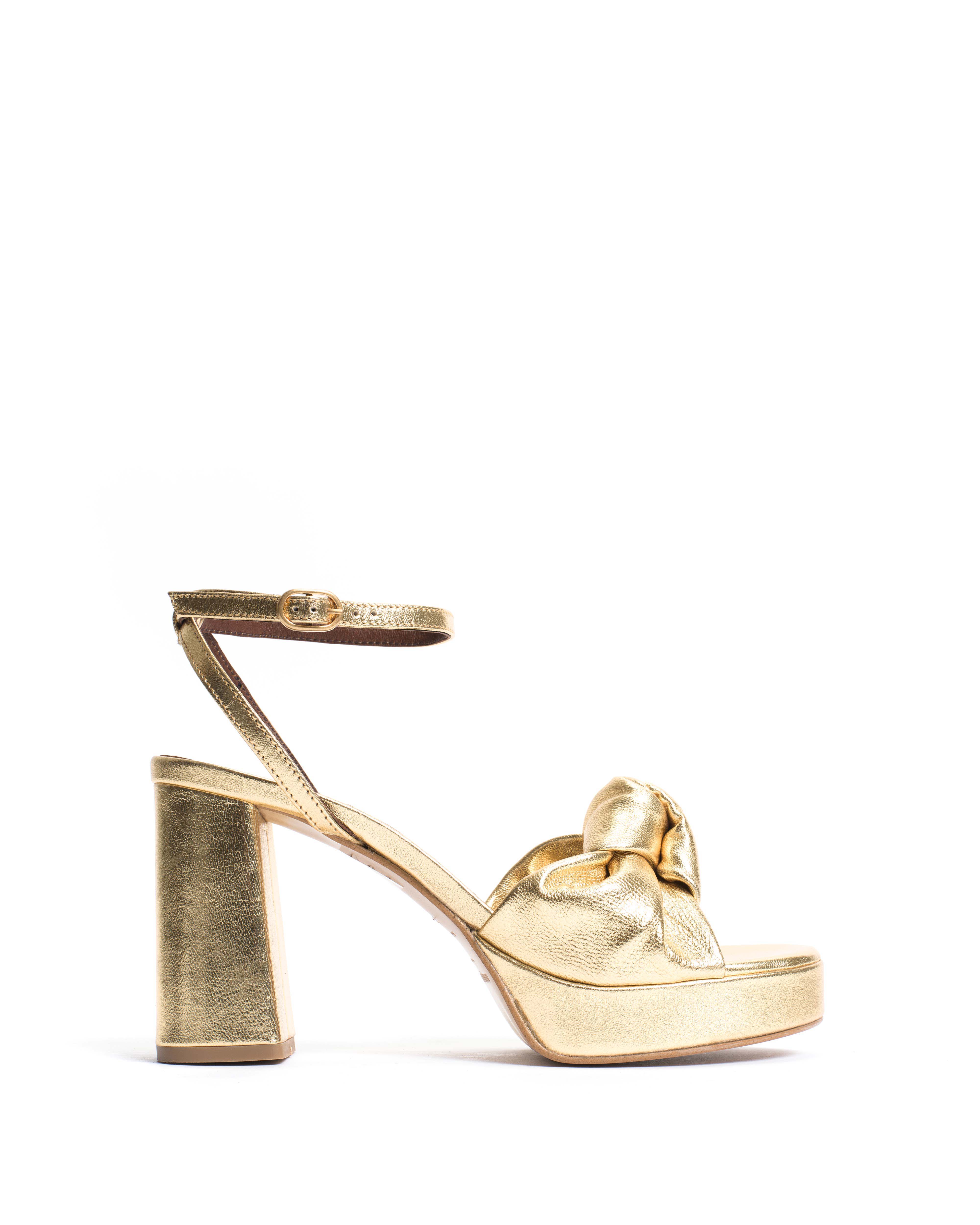 Aliza 85 platform Metallic goat
