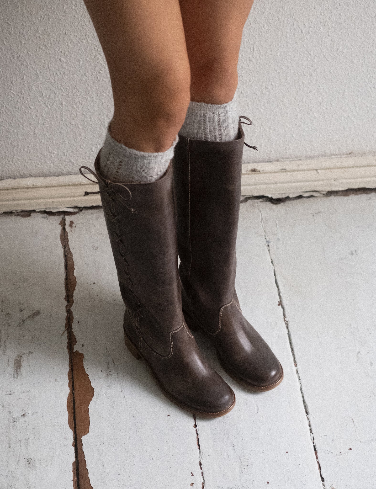 Dico Ann Side laces Escovado Dark brown - Anonymous Copenhagen
