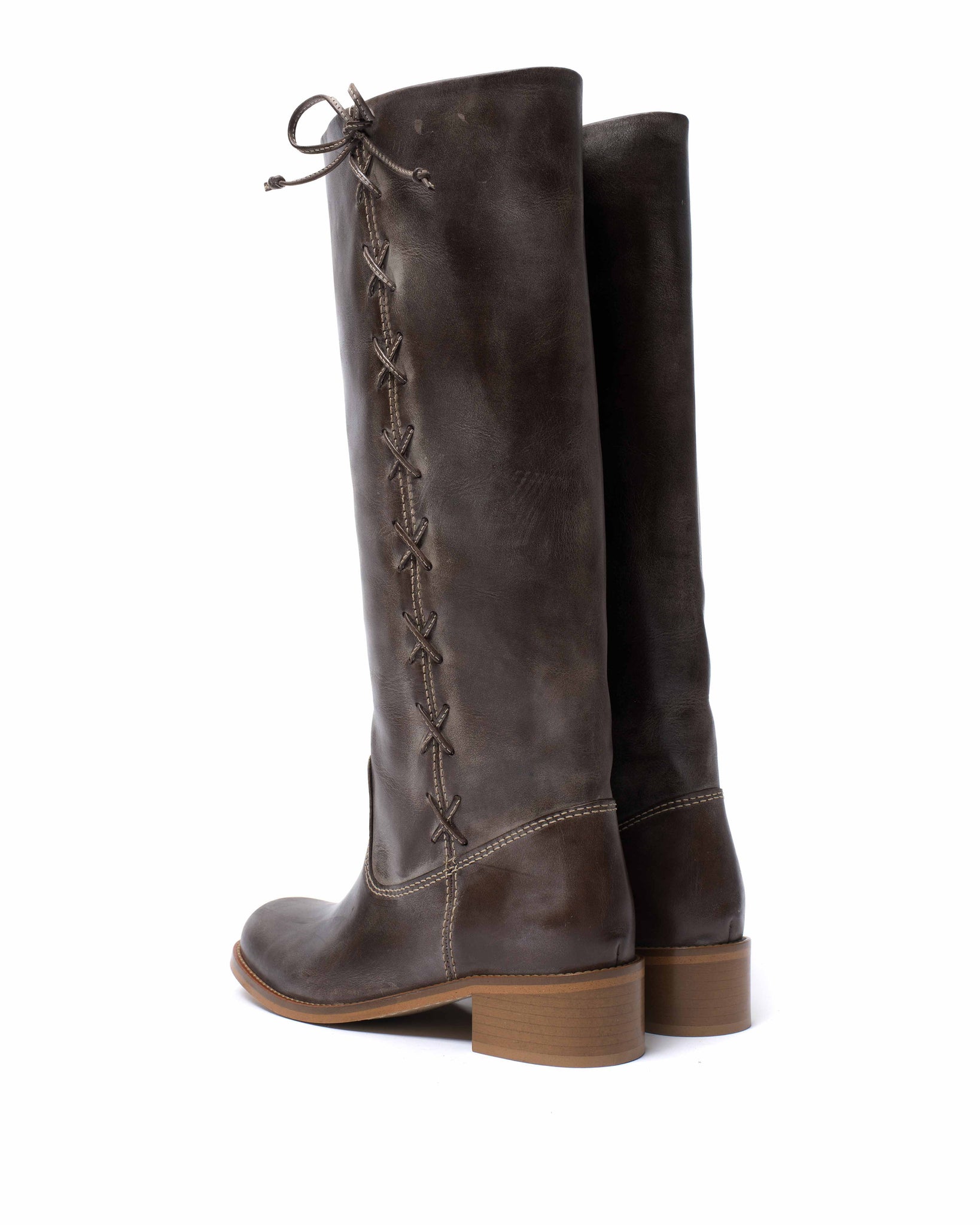 Dico Ann Side laces Escovado Dark brown - Anonymous Copenhagen