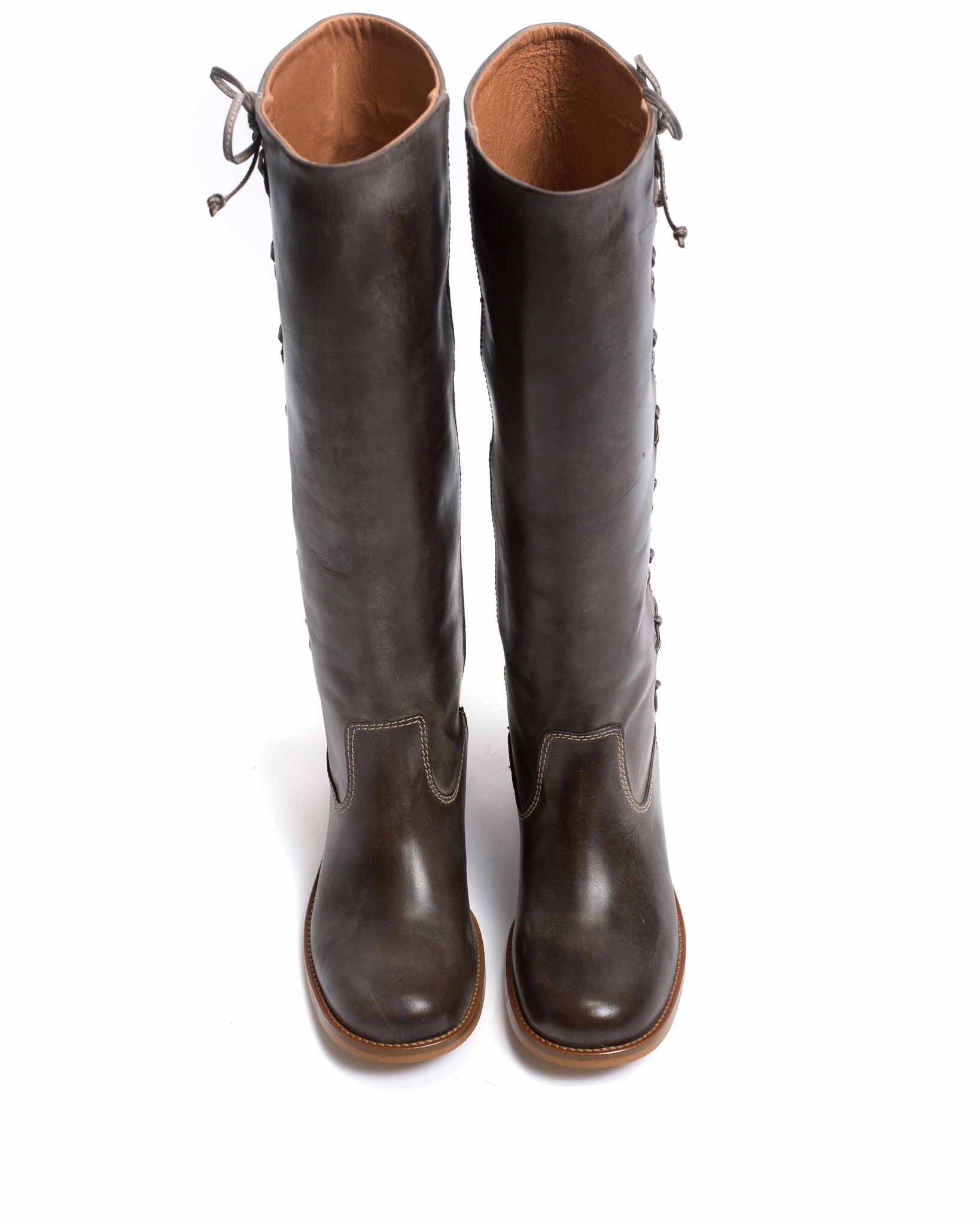 Dico Ann Side laces Escovado Dark brown - Anonymous Copenhagen