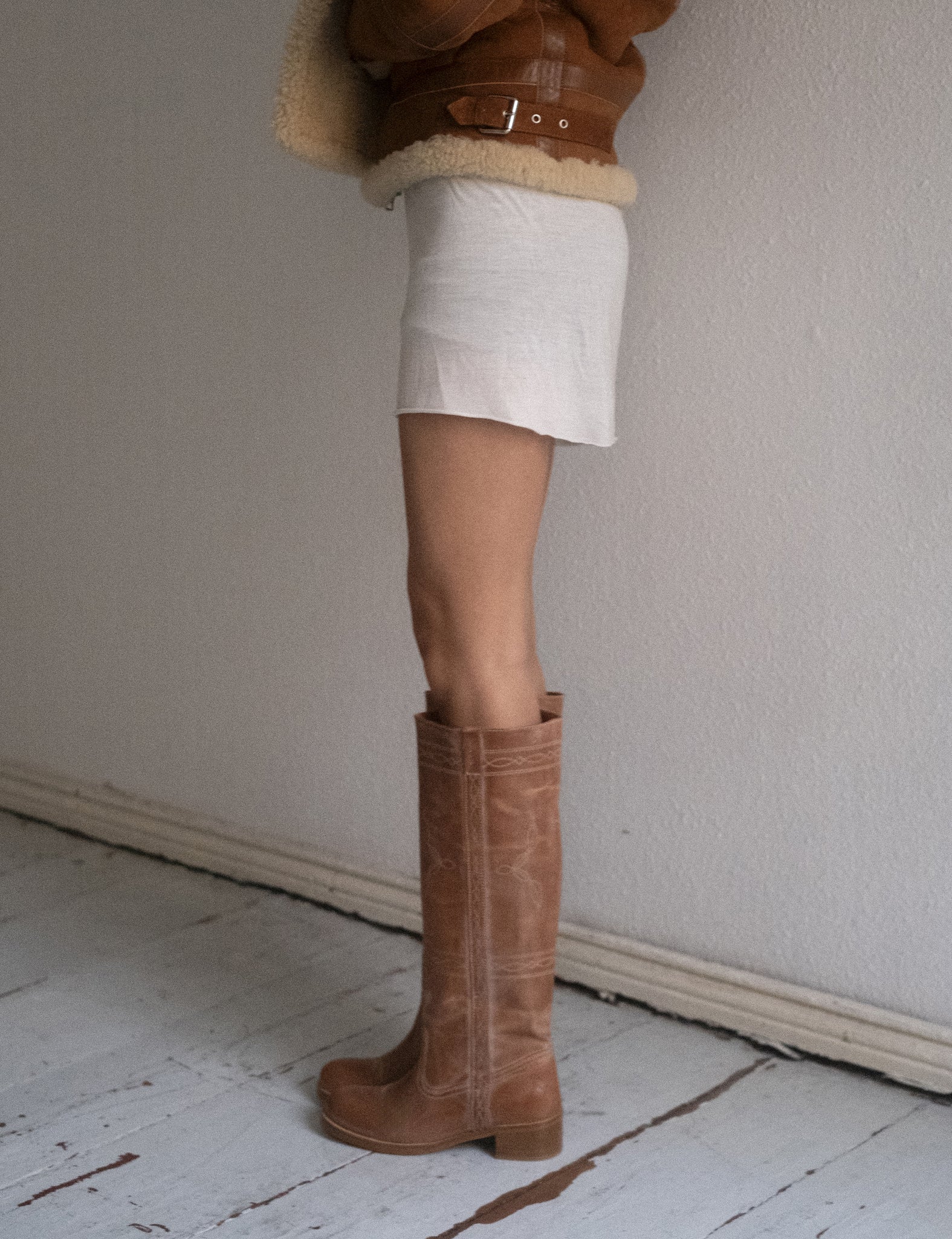 Dico Ann Western stitch Escovado Dark tan - Anonymous Copenhagen