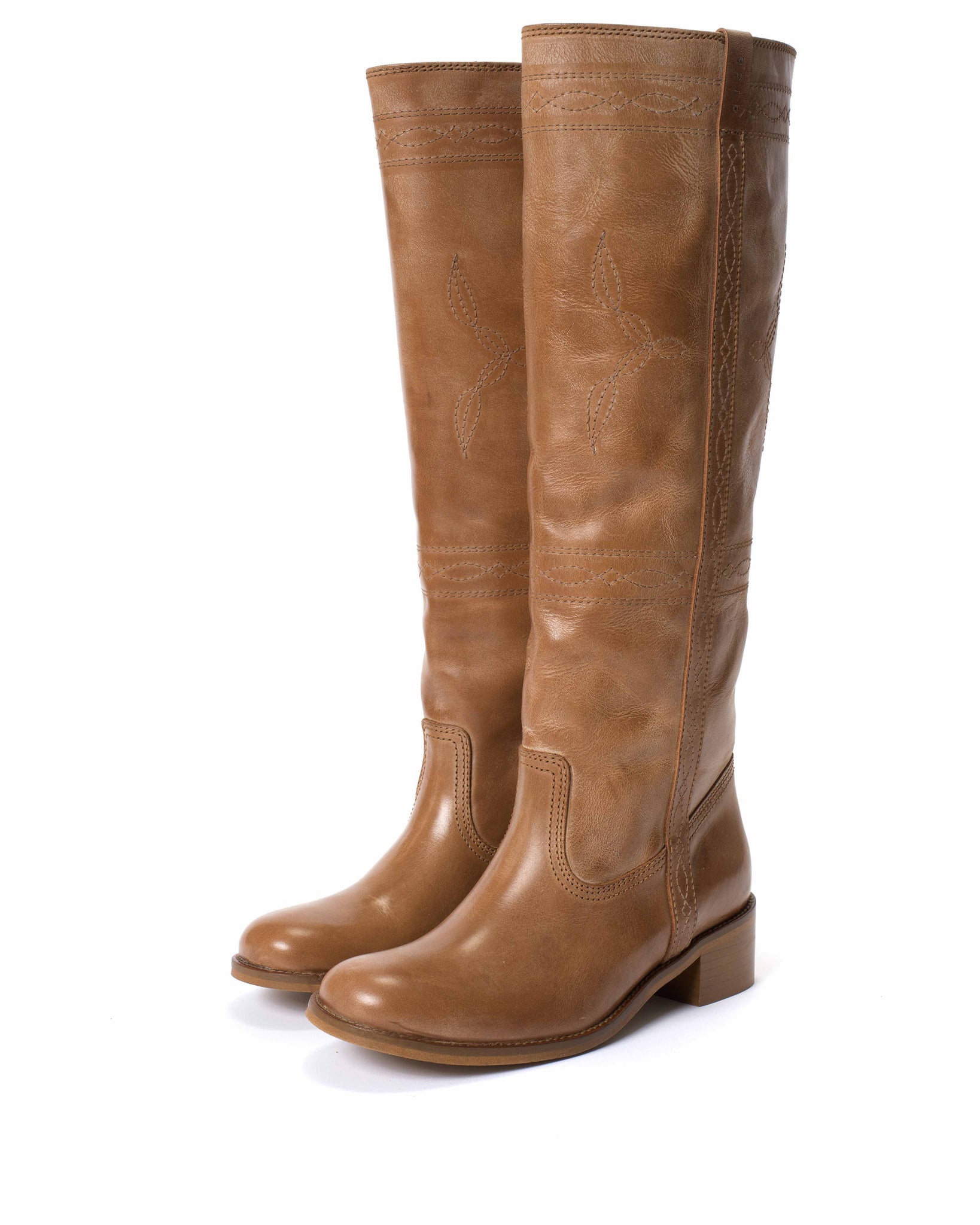 Dico Ann Western stitch Escovado Dark tan - Anonymous Copenhagen