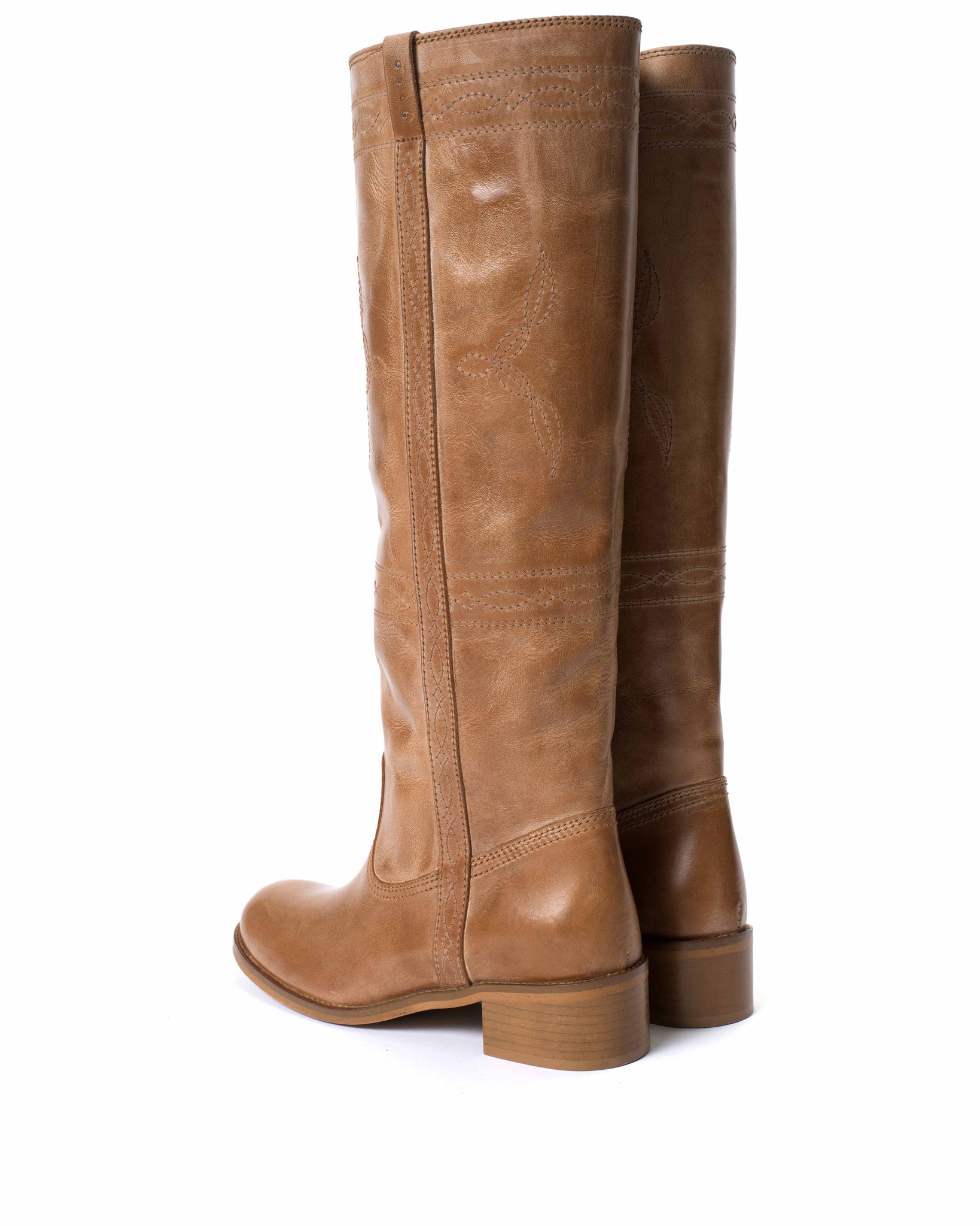 Dico Ann Western stitch Escovado Dark tan - Anonymous Copenhagen