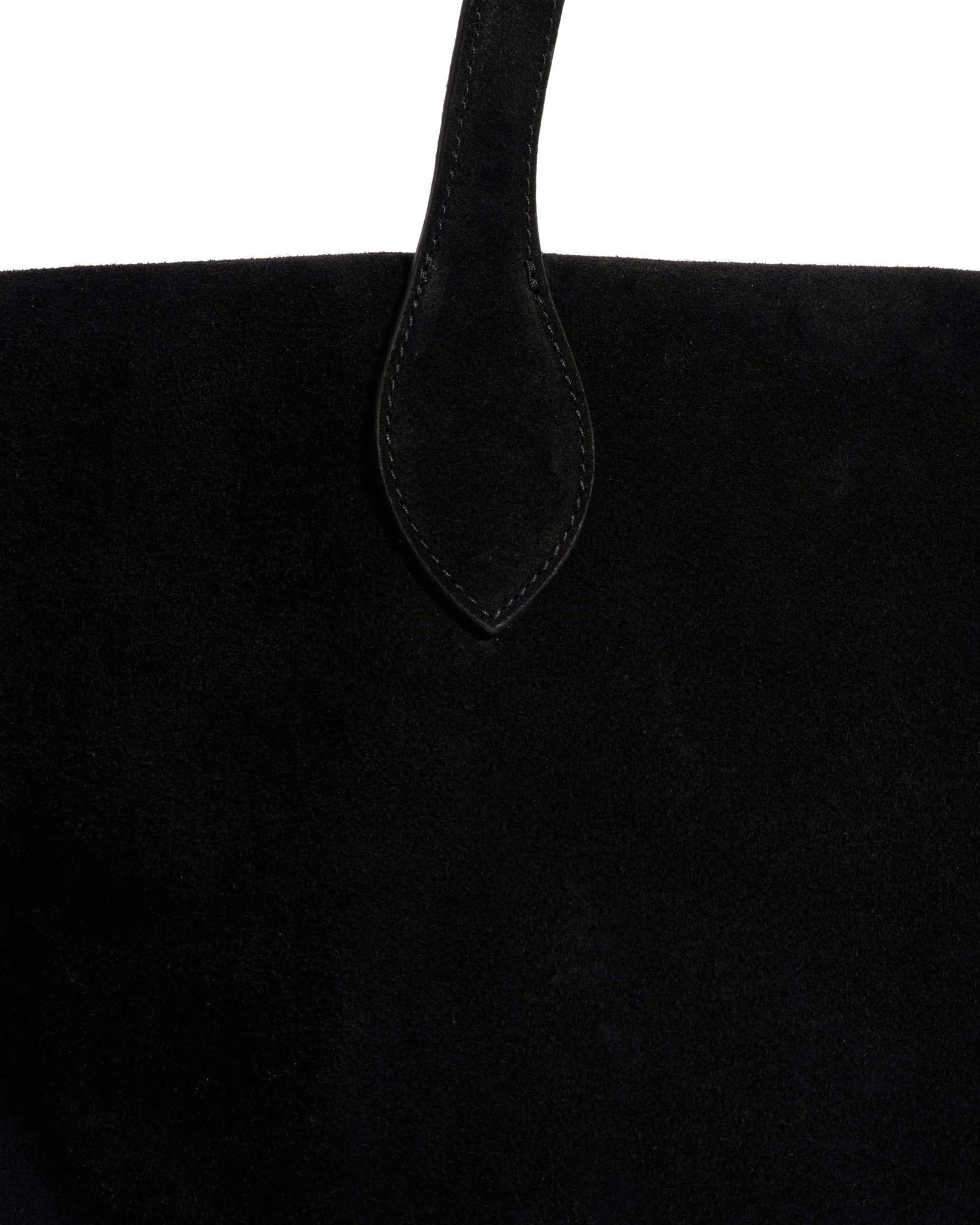Arya carryall bag Calf suede Black - Anonymous Copenhagen