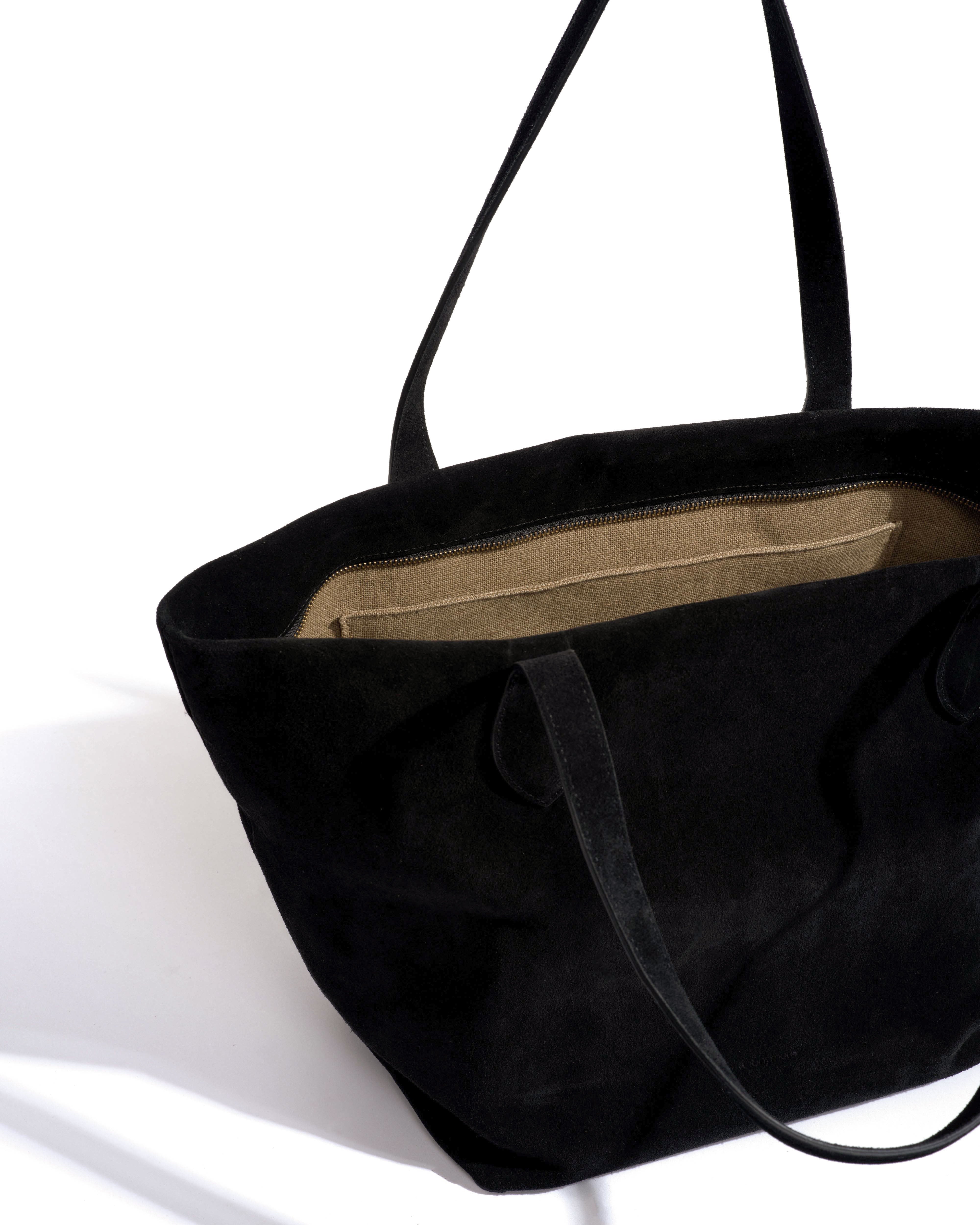 Arya carryall bag Calf suede Black