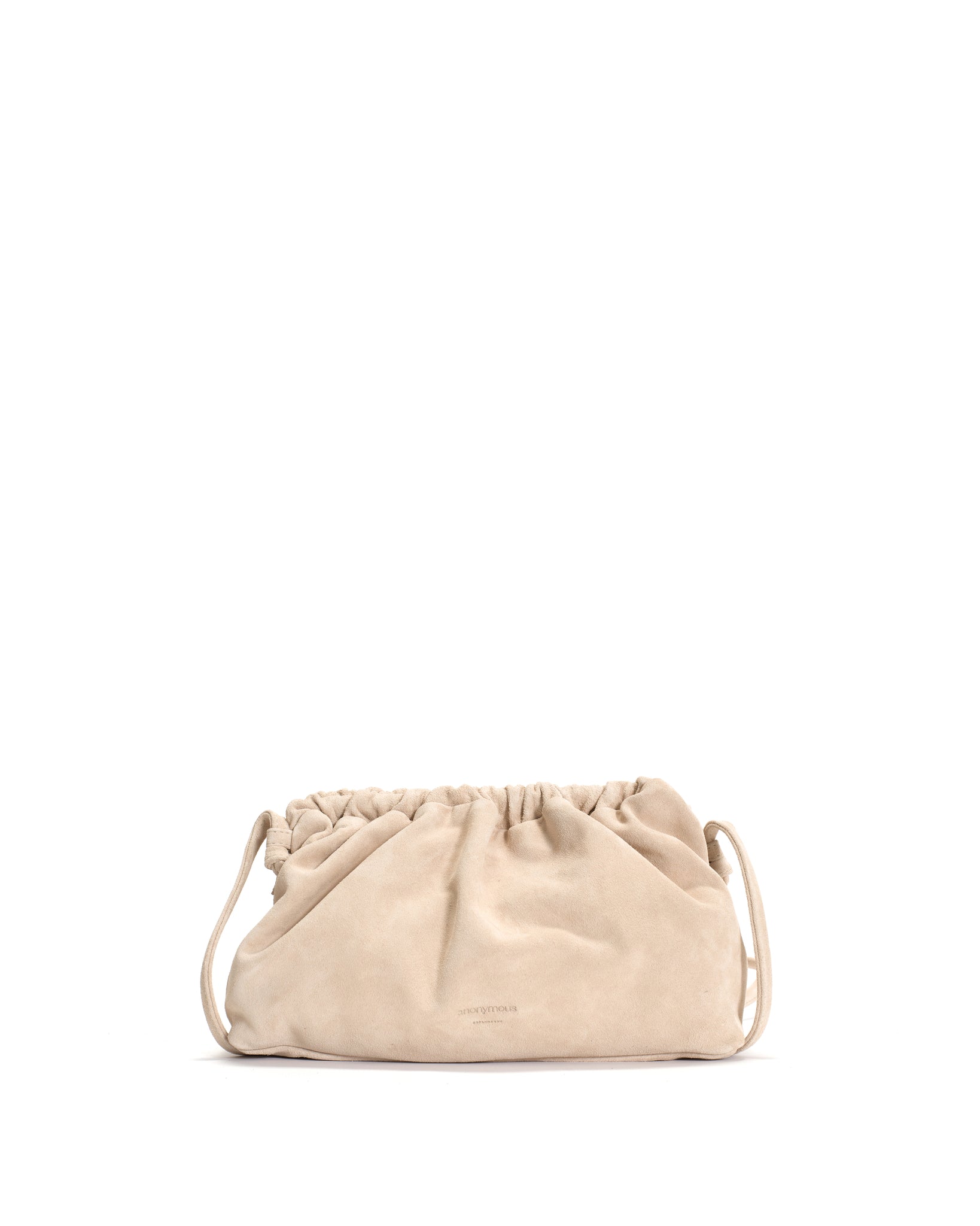 Hally grand cloud bag Calf suede Vanilla cream - Anonymous Copenhagen