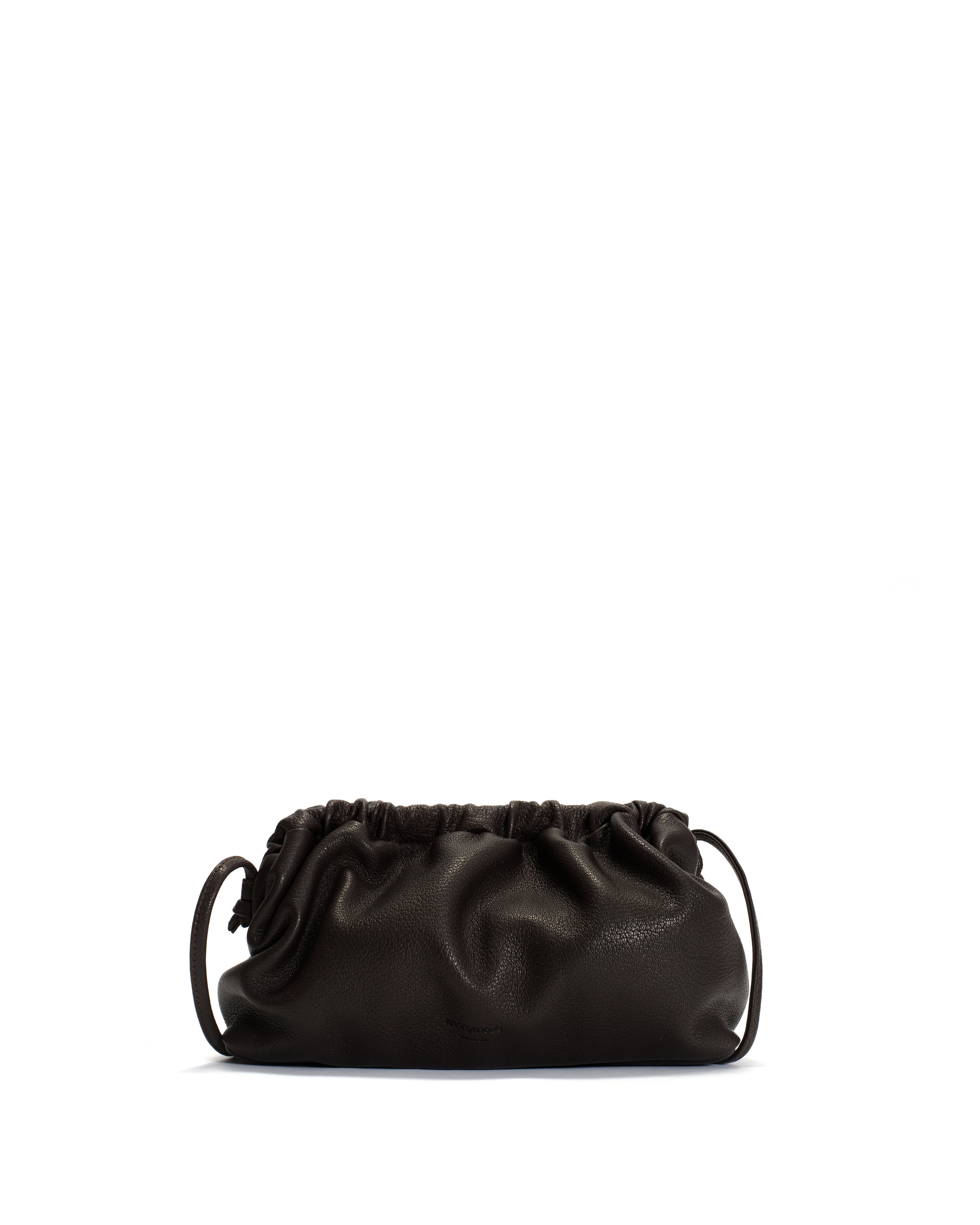 Hally classic cloud bag Grained chevre goat Coffee