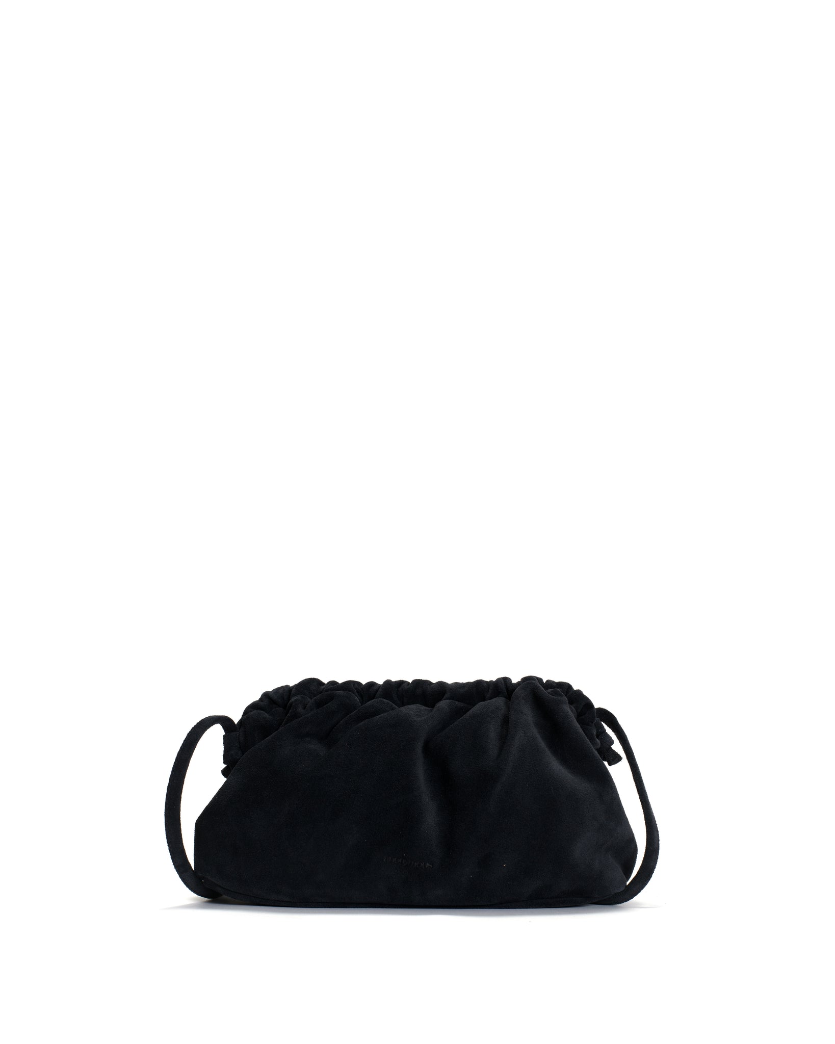 Hally grand cloud bag Calf suede Dark blue - Anonymous Copenhagen