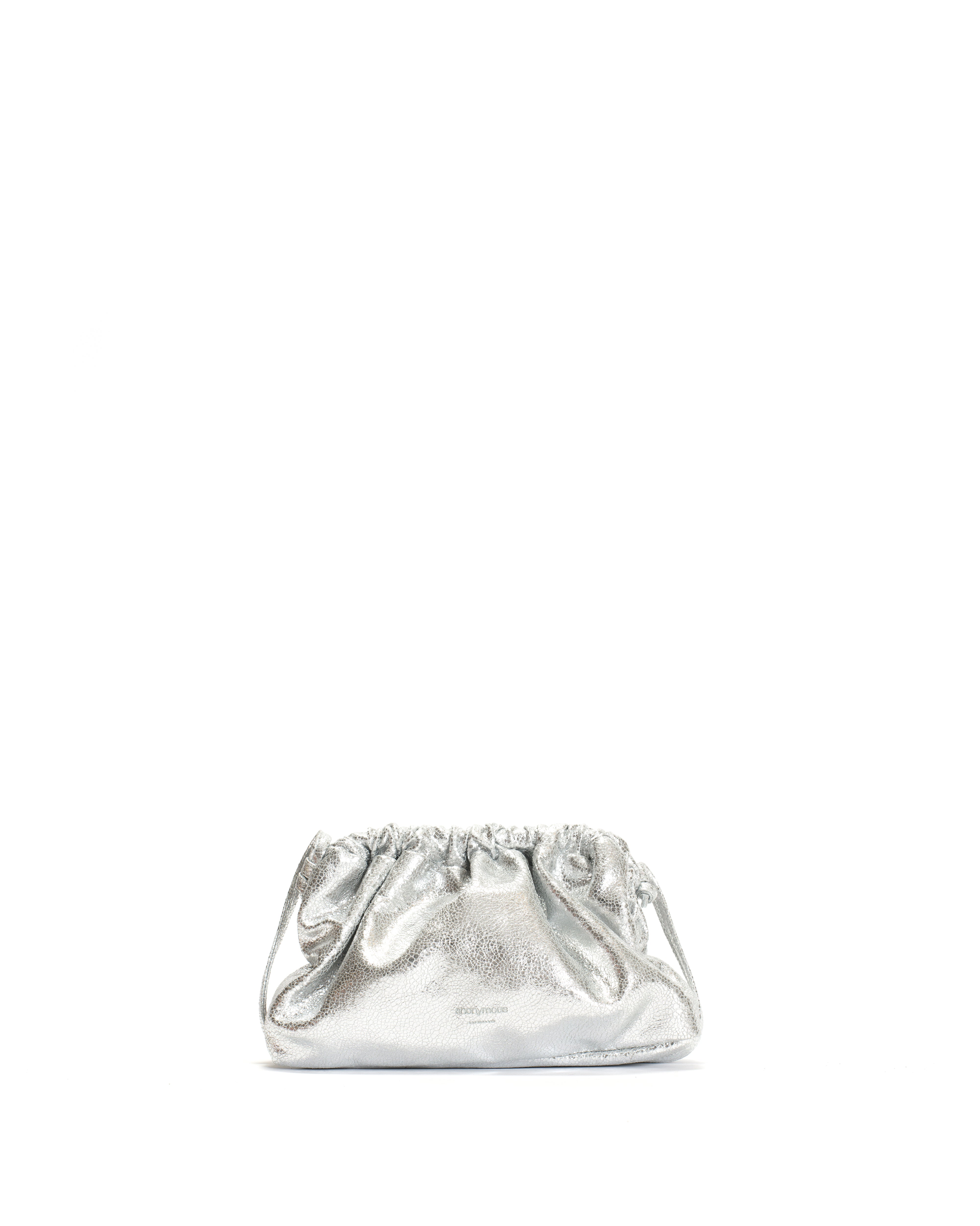 Hally petite cloud bag Crackled metallic goat