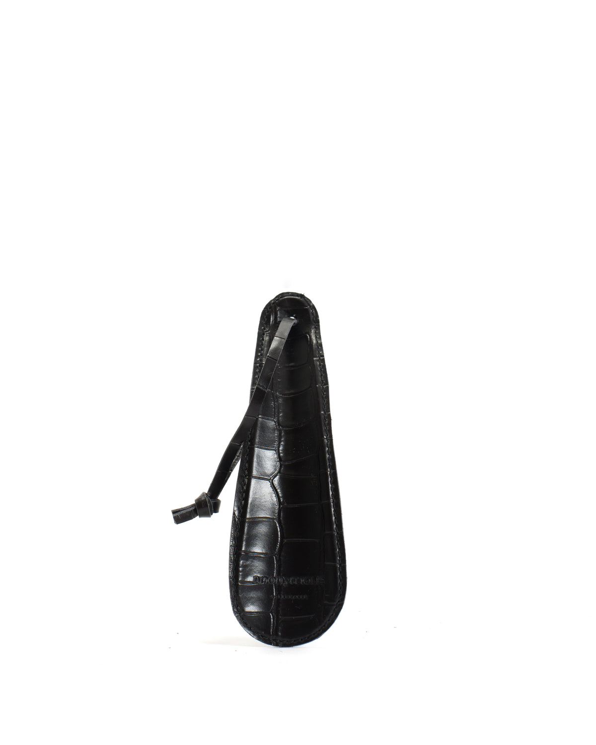 Shoehorn Croco calf Black