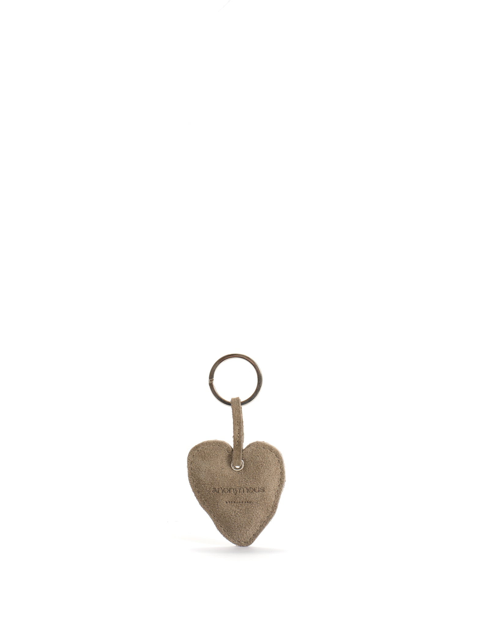 Keyring Calf suede Mushroom - Anonymous Copenhagen