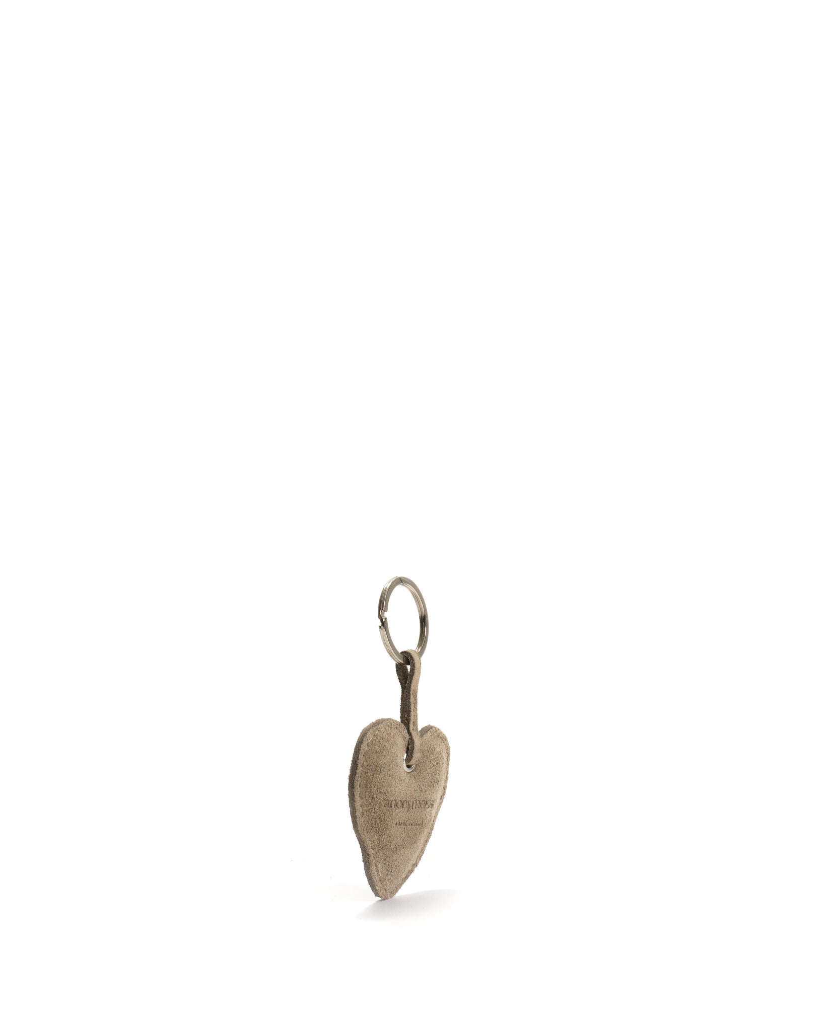 Keyring Calf suede Mushroom - Anonymous Copenhagen