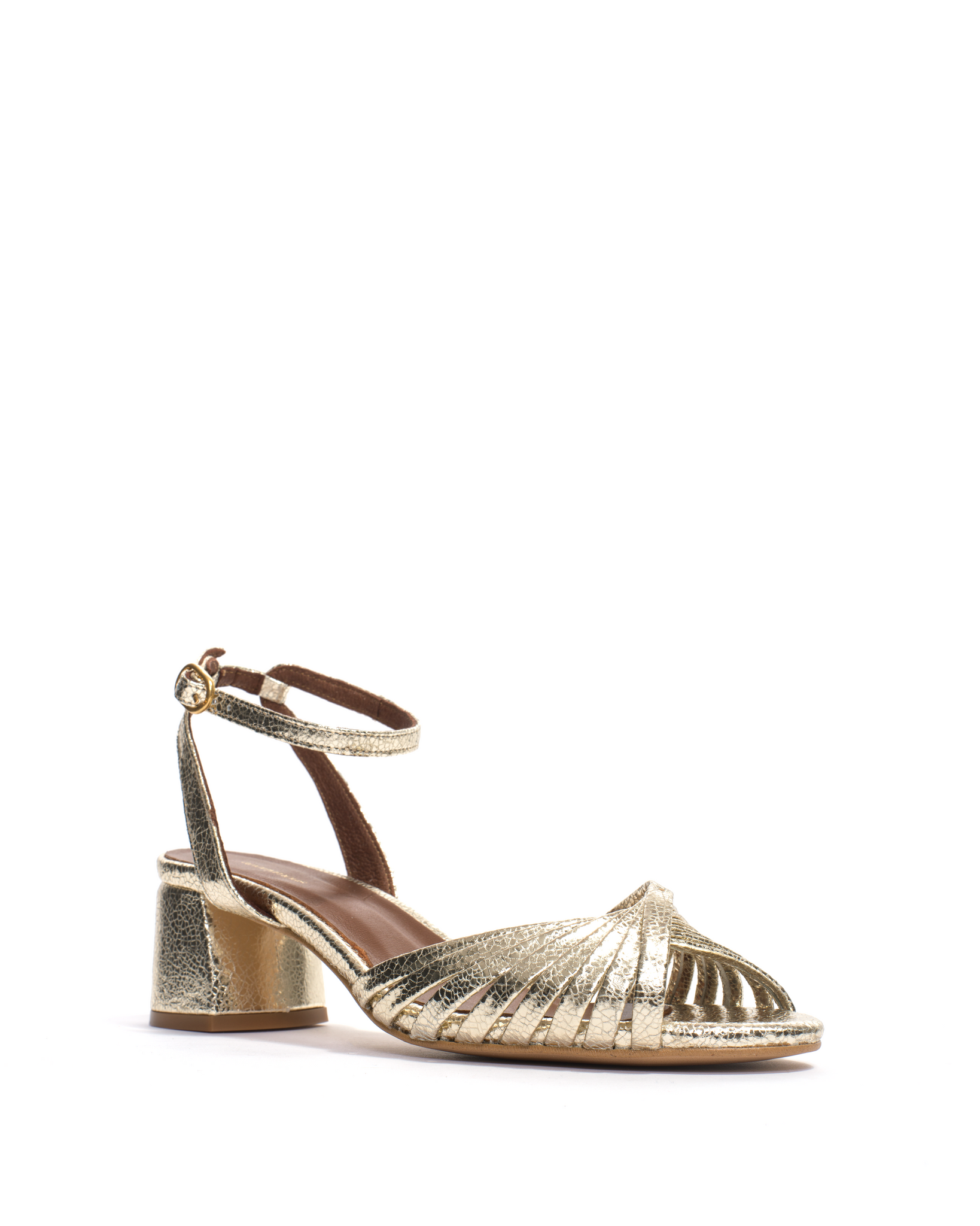 Margriet Crackled metallic goat Champagne - Anonymous Copenhagen