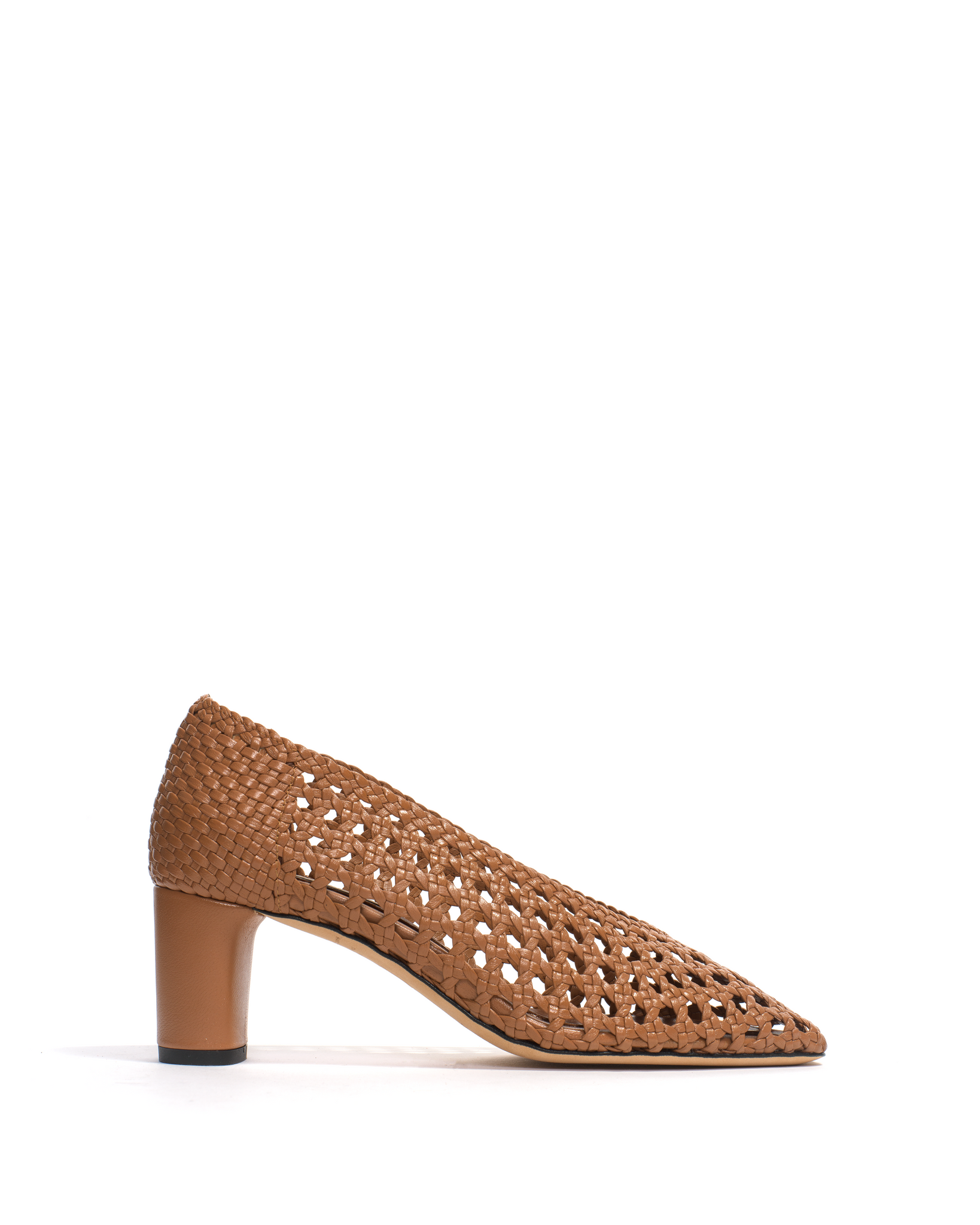 Sessi 60 Hand-braided leather Caramel - Anonymous Copenhagen