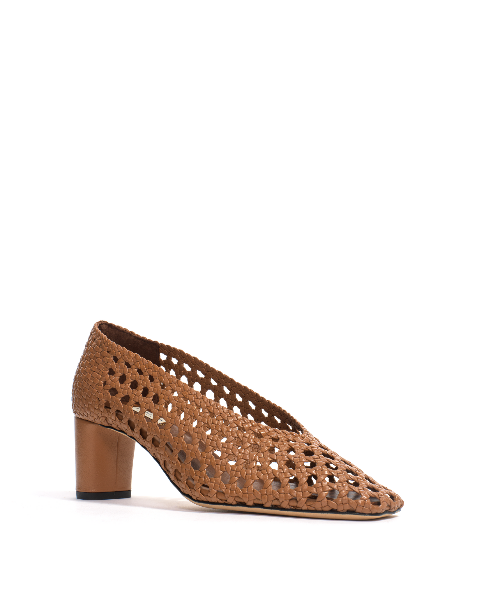 Sessi 60 Hand-braided leather Caramel - Anonymous Copenhagen