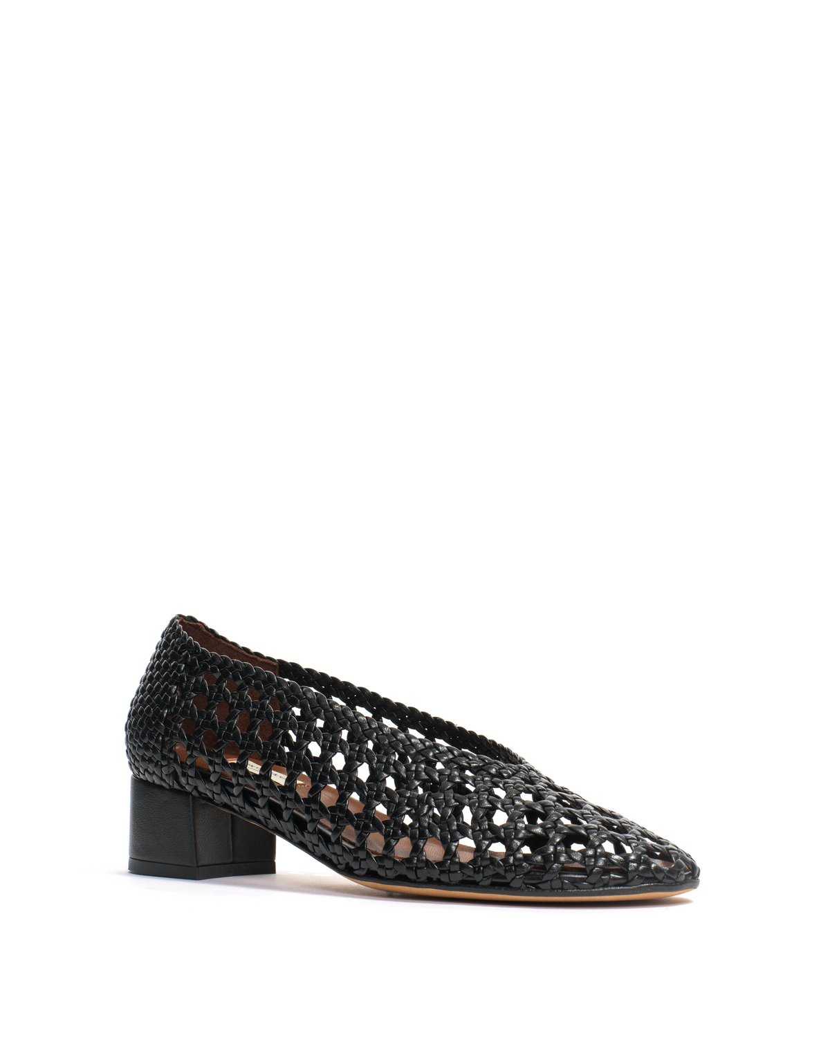 Sessi 40 hand-braided Hand-braided leather Black
