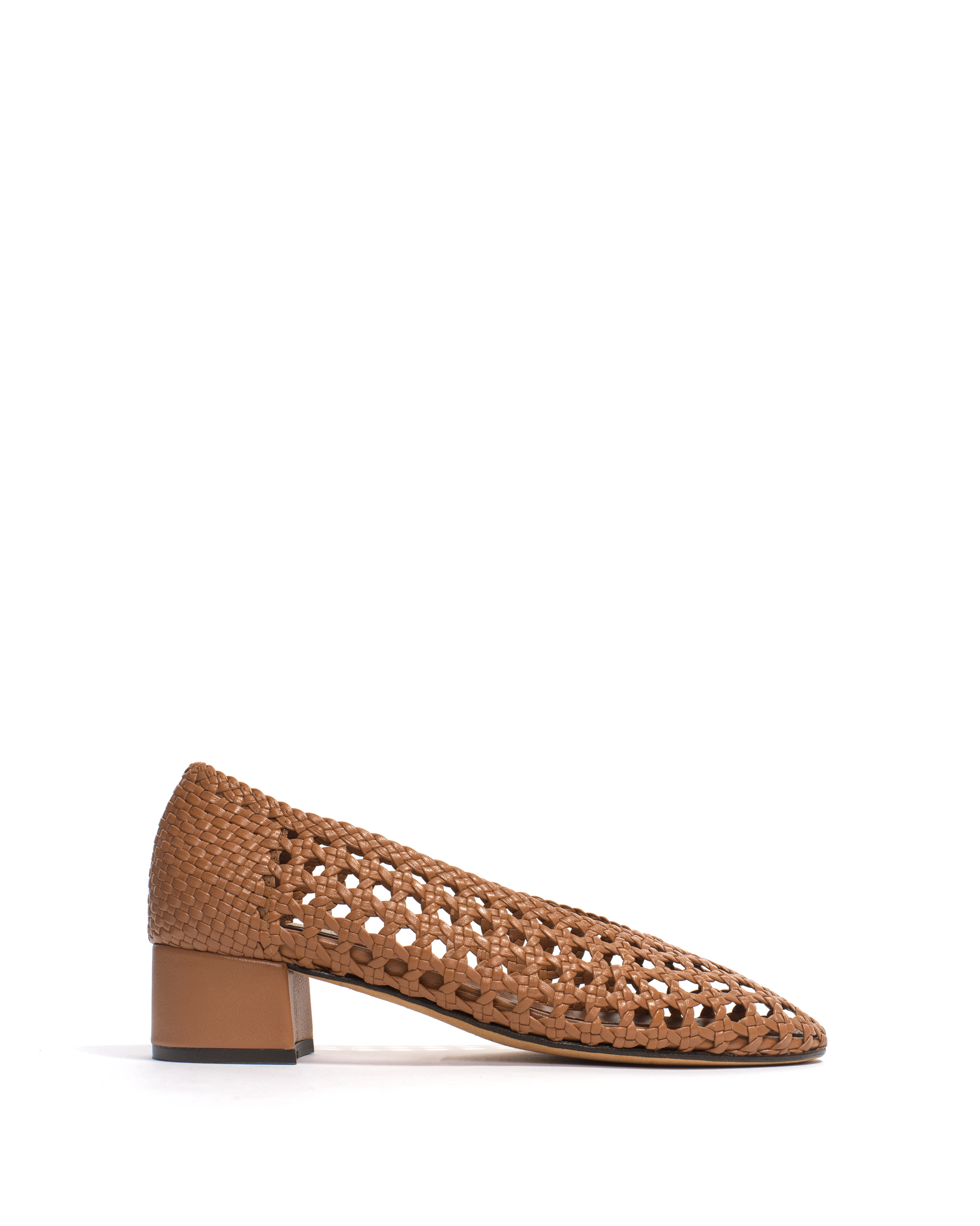 Sessi 40 Hand-braided leather Caramel - Anonymous Copenhagen