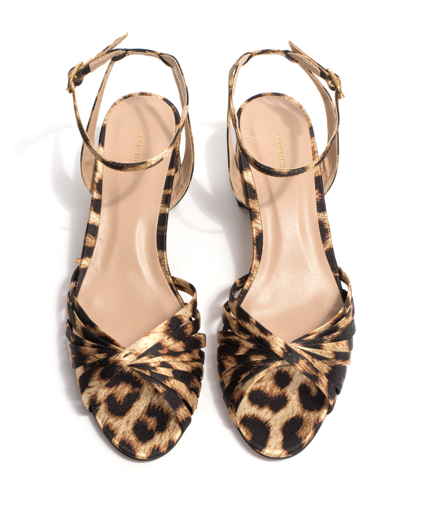 Margriet Satin print vegan Leopard - Anonymous Copenhagen