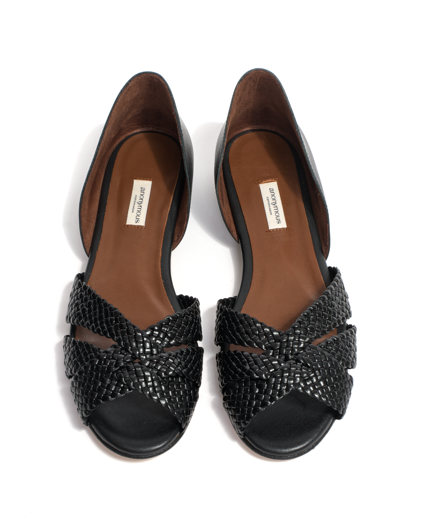 Sanni 20 hand-braided Hand-braided leather Black - Anonymous Copenhagen
