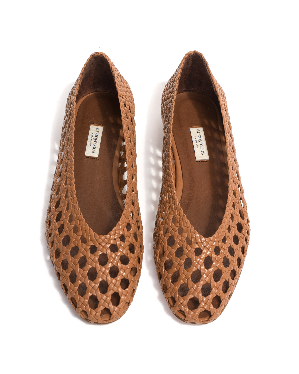 Sessi 10 hand-braided Hand-braided leather Caramel