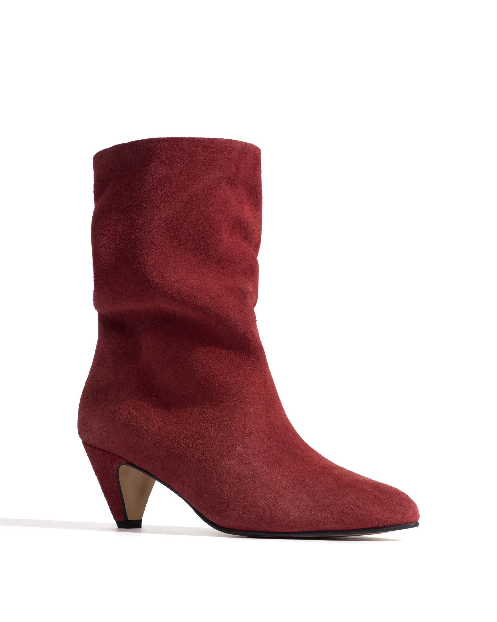 Vully 50 stiletto Calf suede Pomegranate