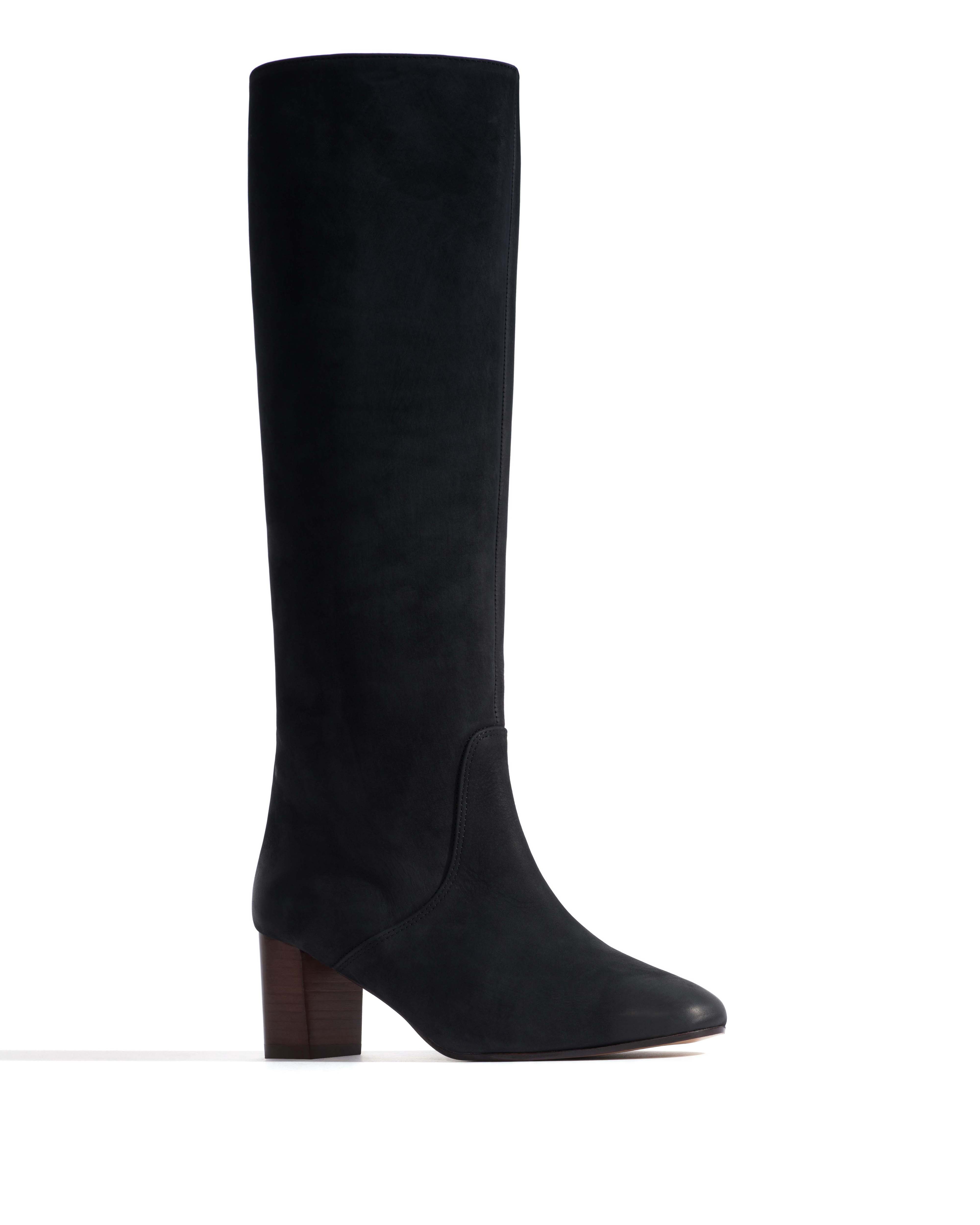 Henriette Soft nubuck calf Black