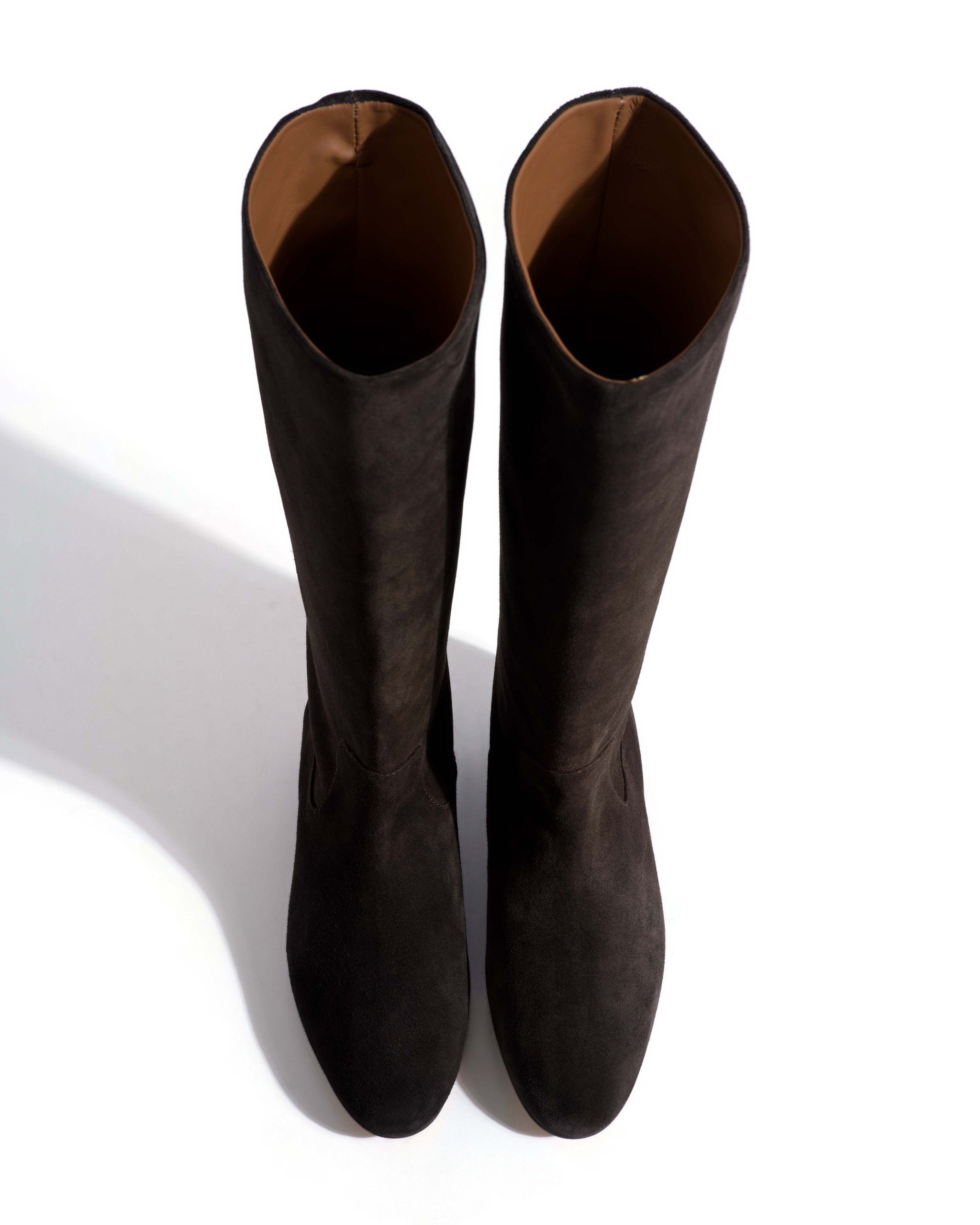 Trina 25 Calf suede Espresso brown