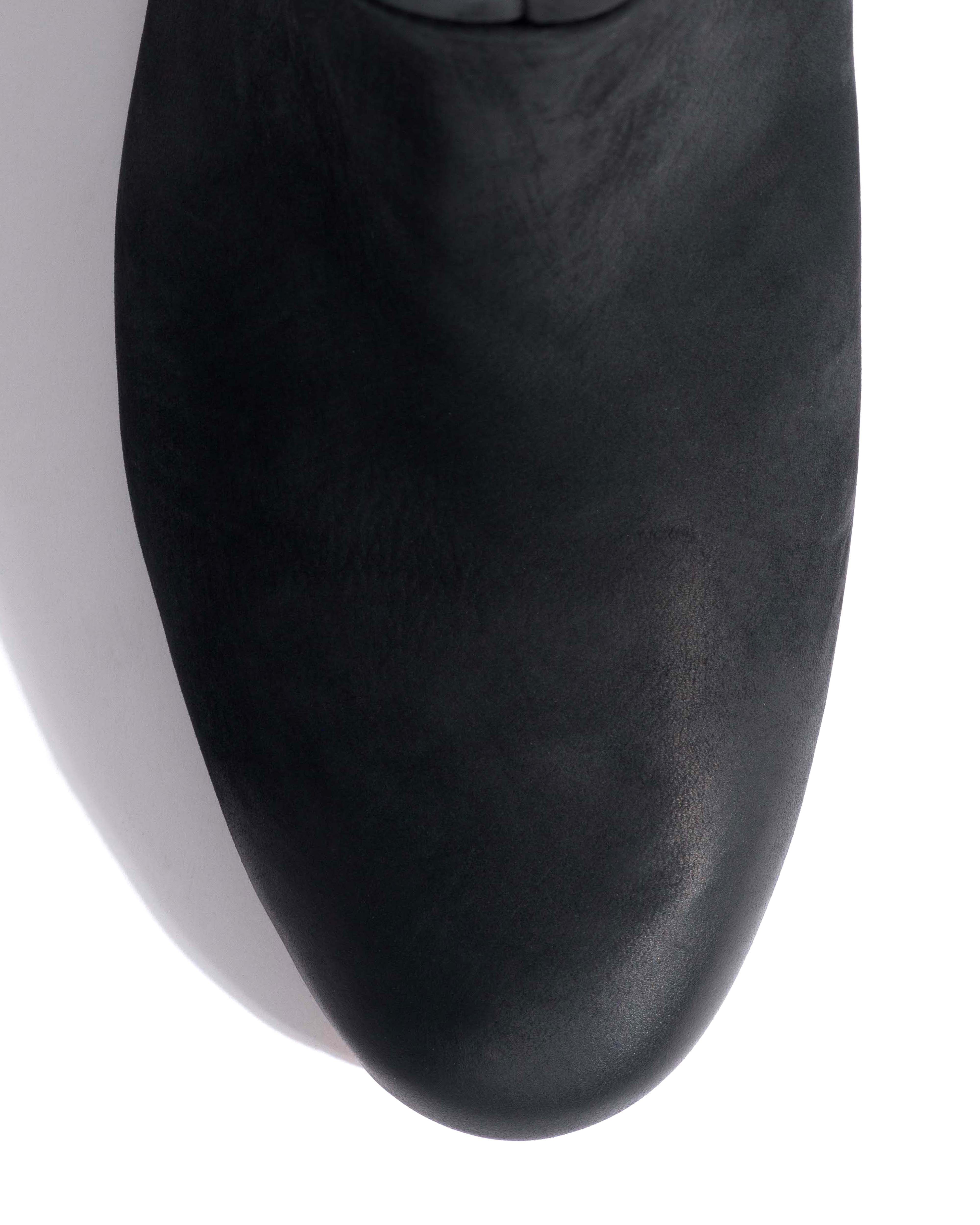 Henriette Soft nubuck calf Black