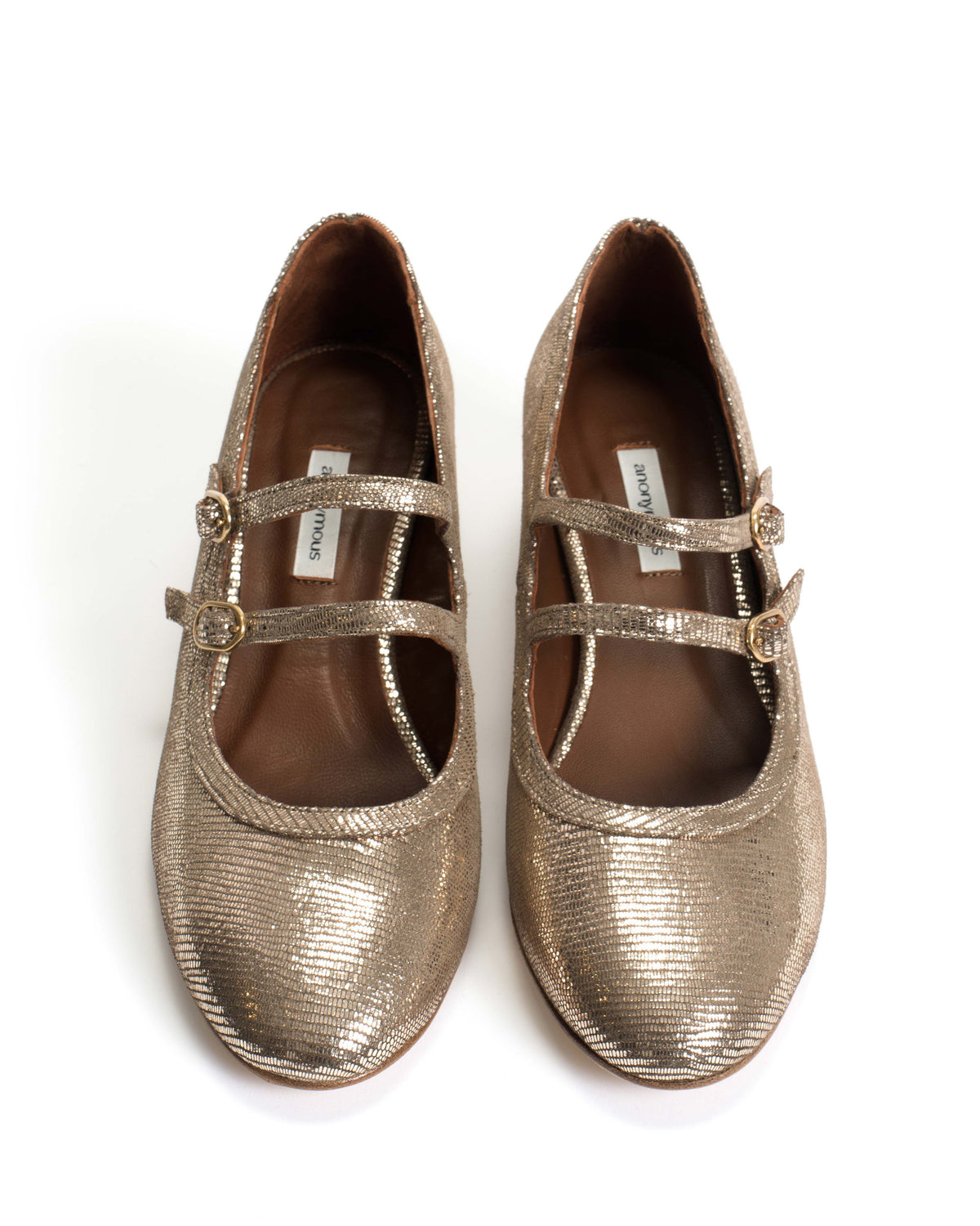 Balie 40 Lizard metallic goat Vintage champagne