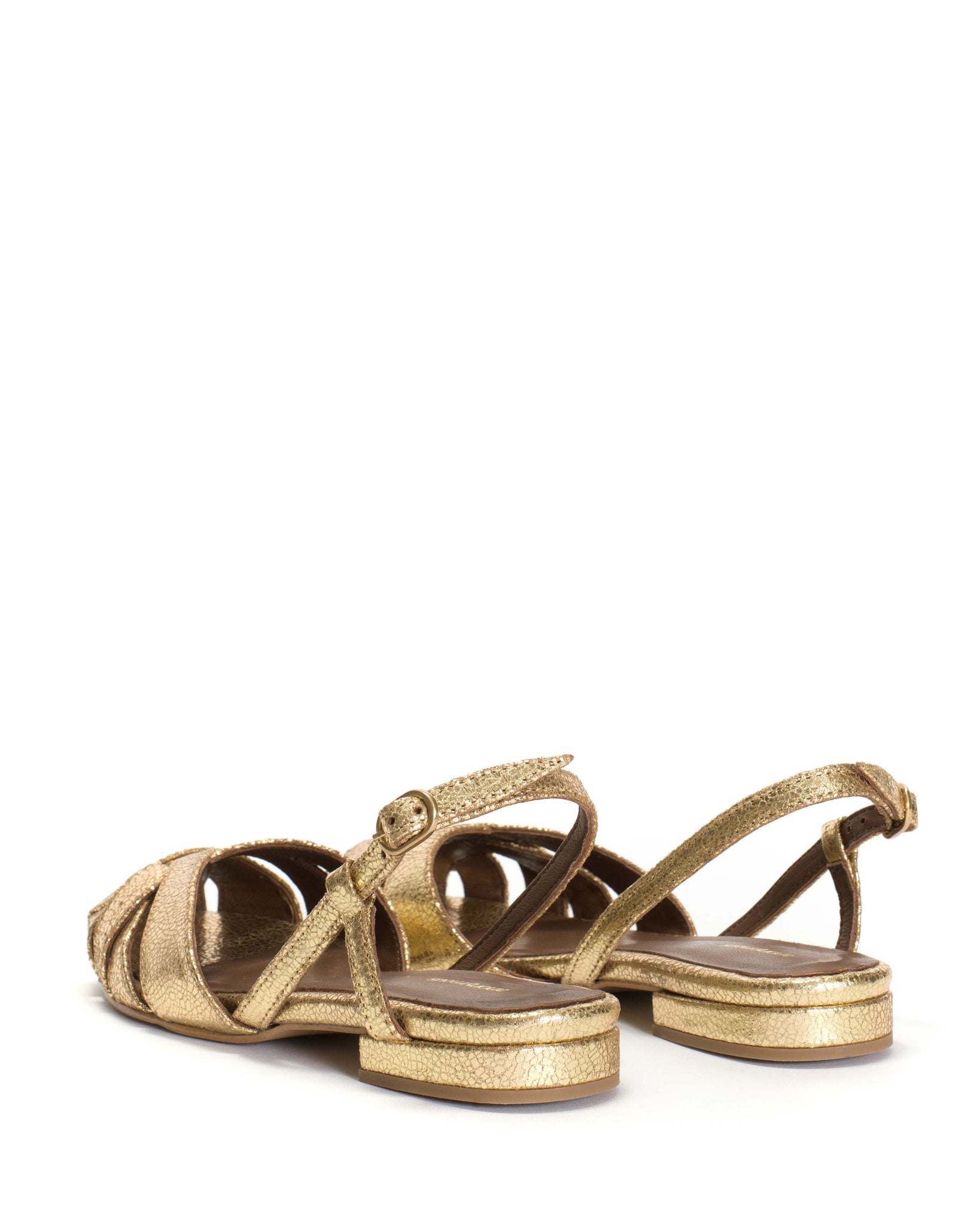 Banie 20 Crackled metallic goat Gold - Anonymous Copenhagen