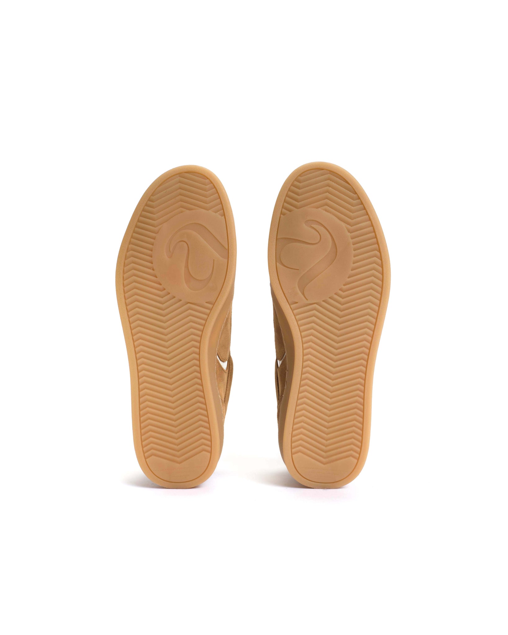 Blaire Calf suede & polished soft calf Bamboo brown & white sand - Anonymous Copenhagen