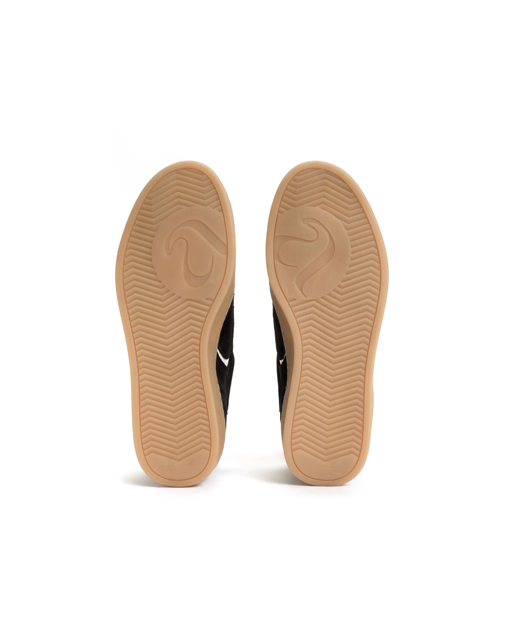 Blaire Calf suede & polished soft calf Black & white sand - Anonymous Copenhagen