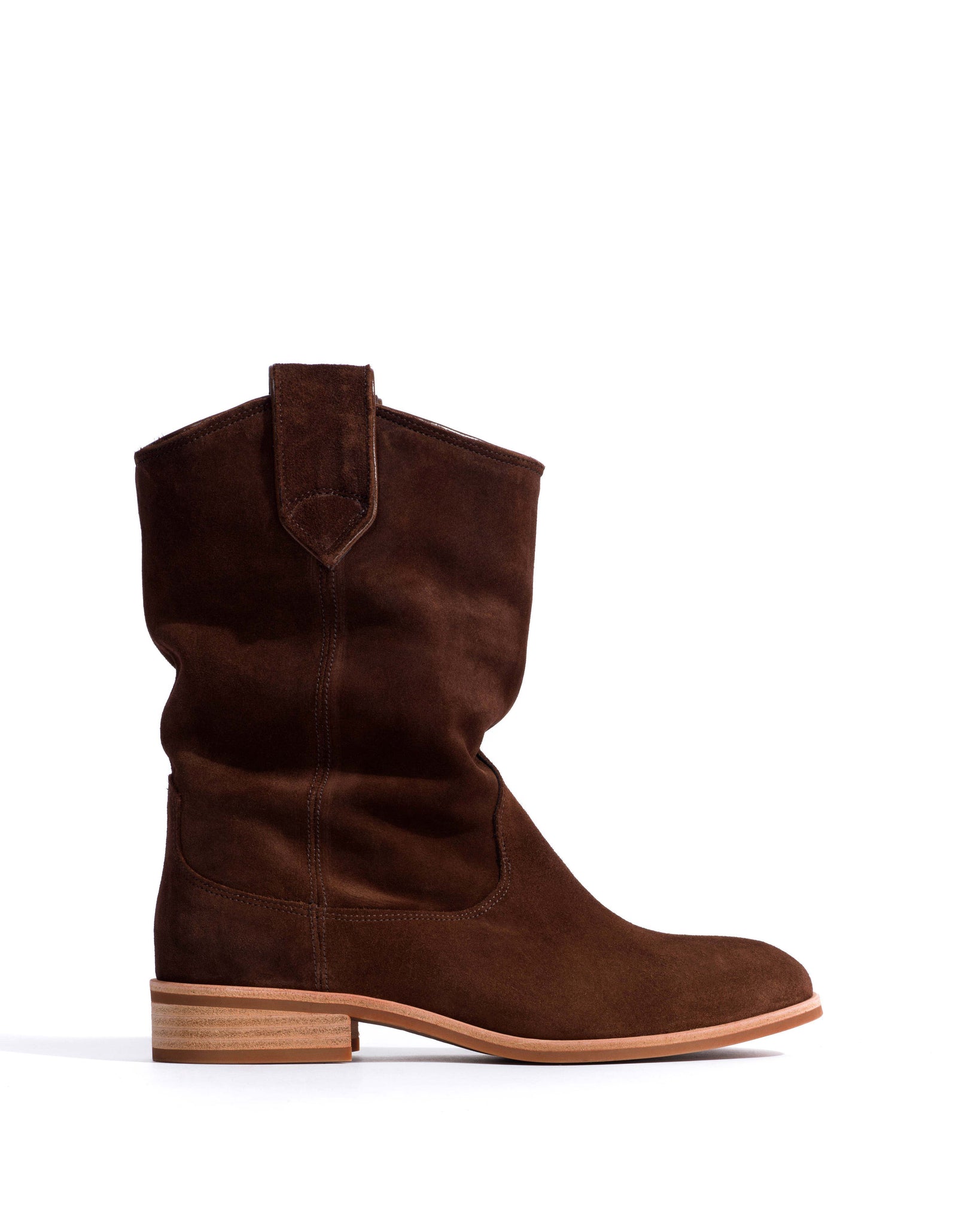 Claudia Calf suede Chocolate