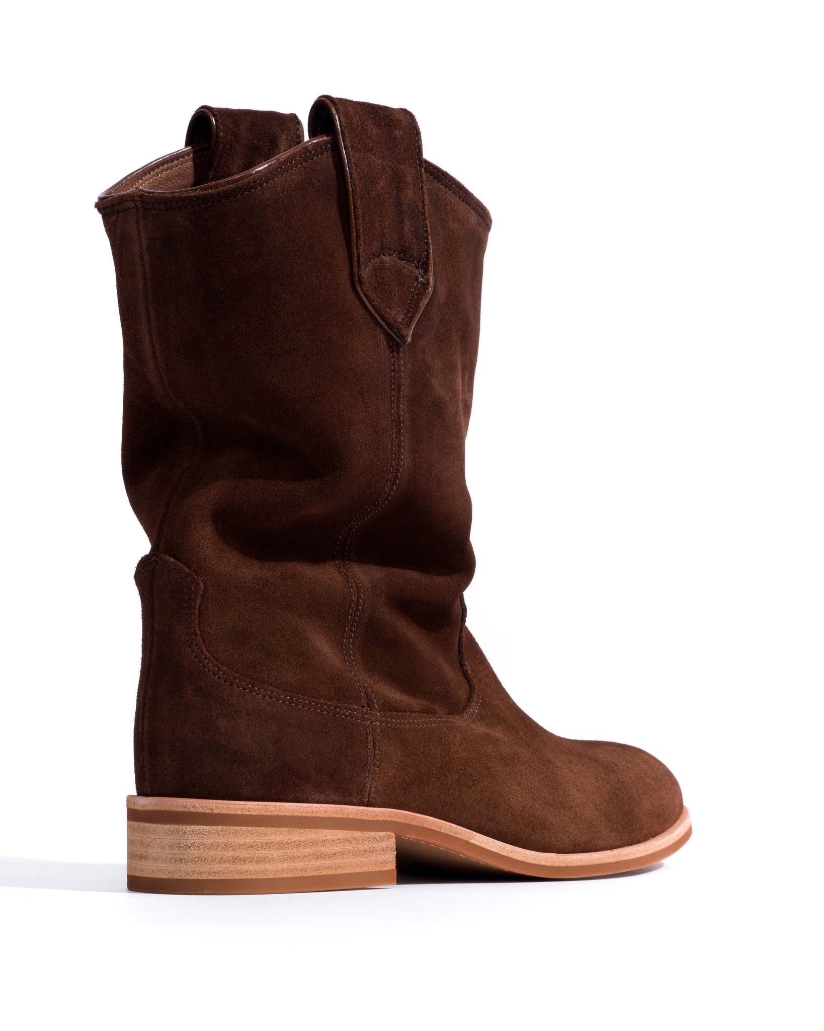 Claudia Calf suede Chocolate