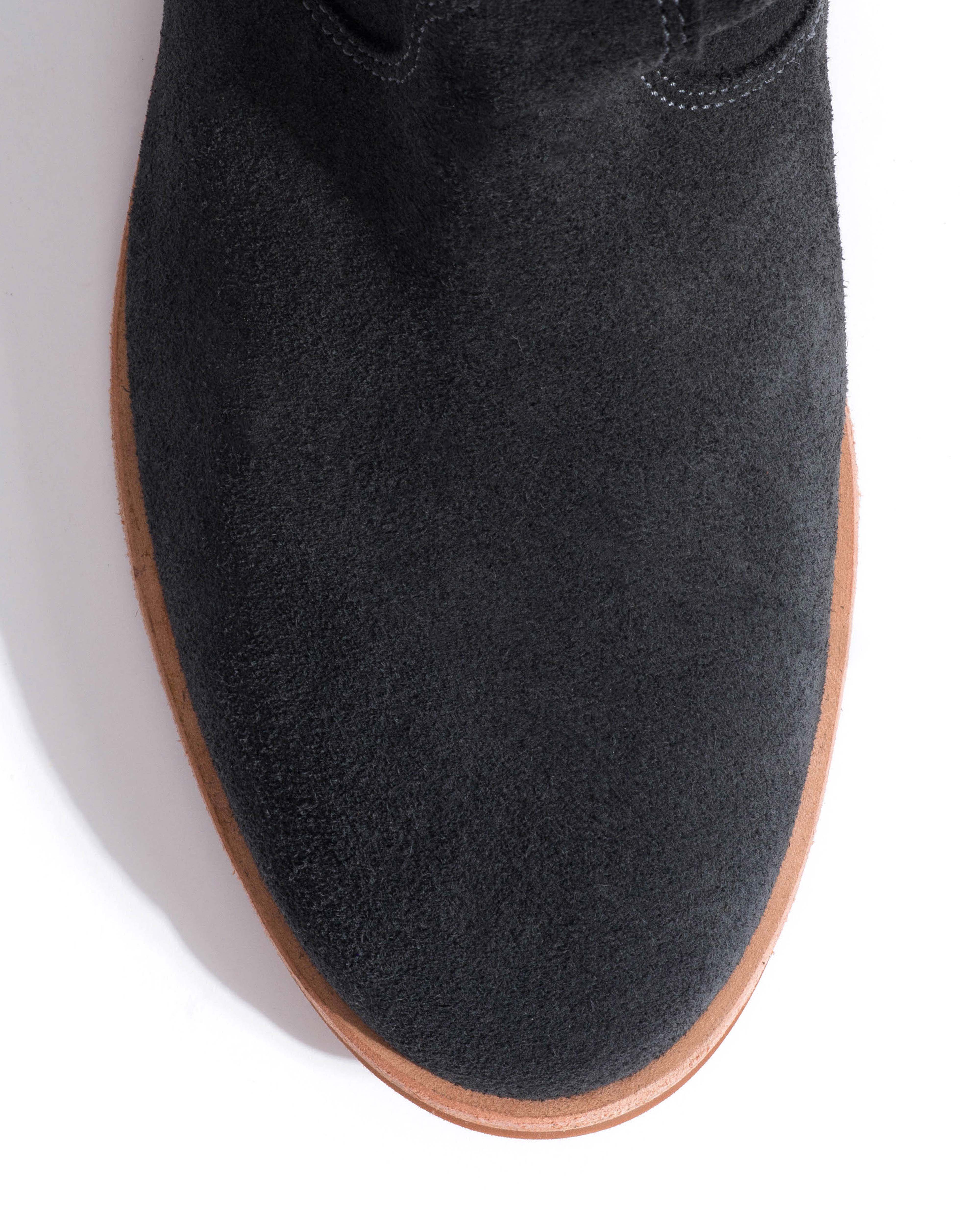 Claudia Calf suede Off black