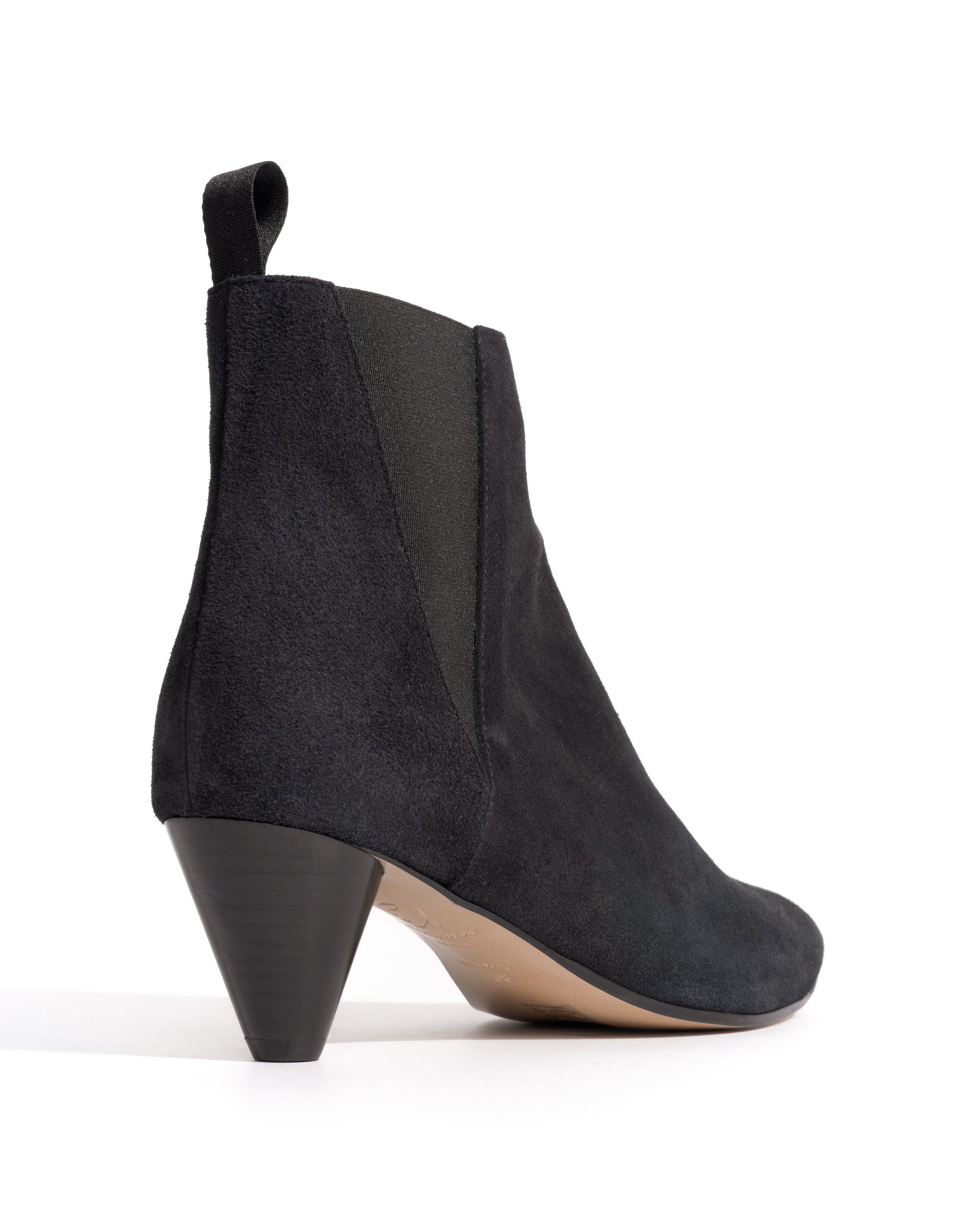 Clivia 50 cone Calf suede Off black