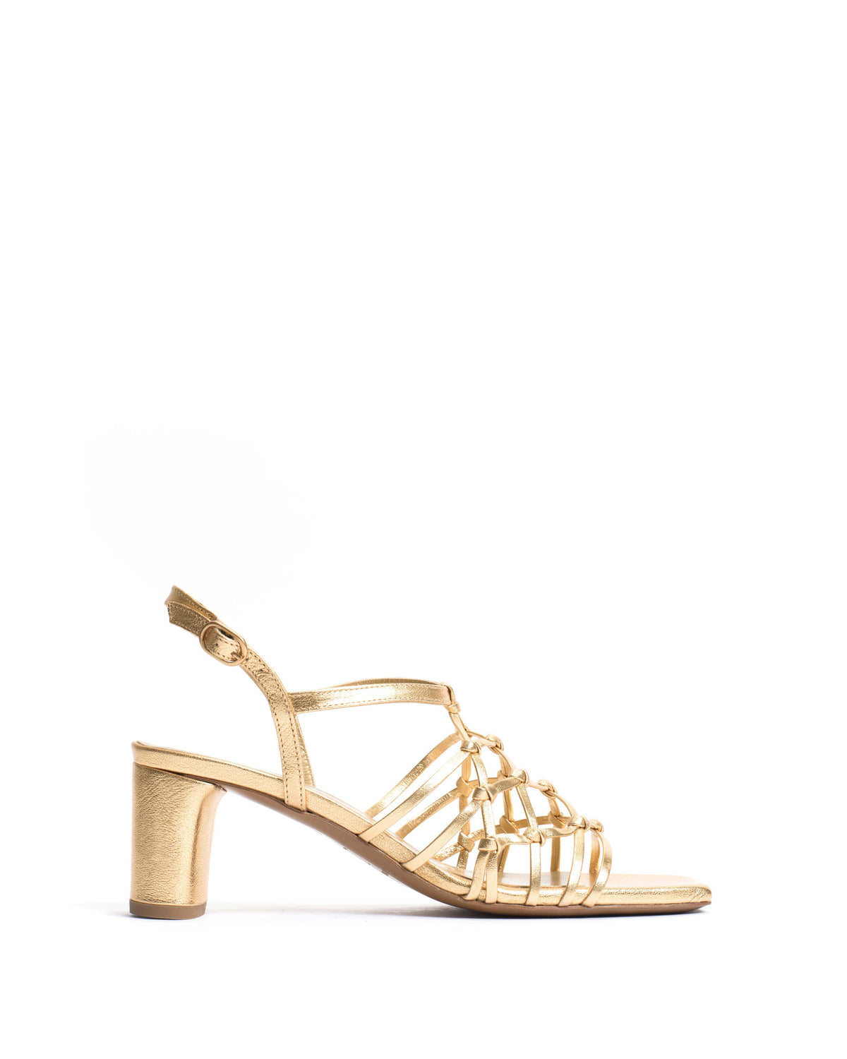Coco 60 hand-braided Hand-braided leather Gold
