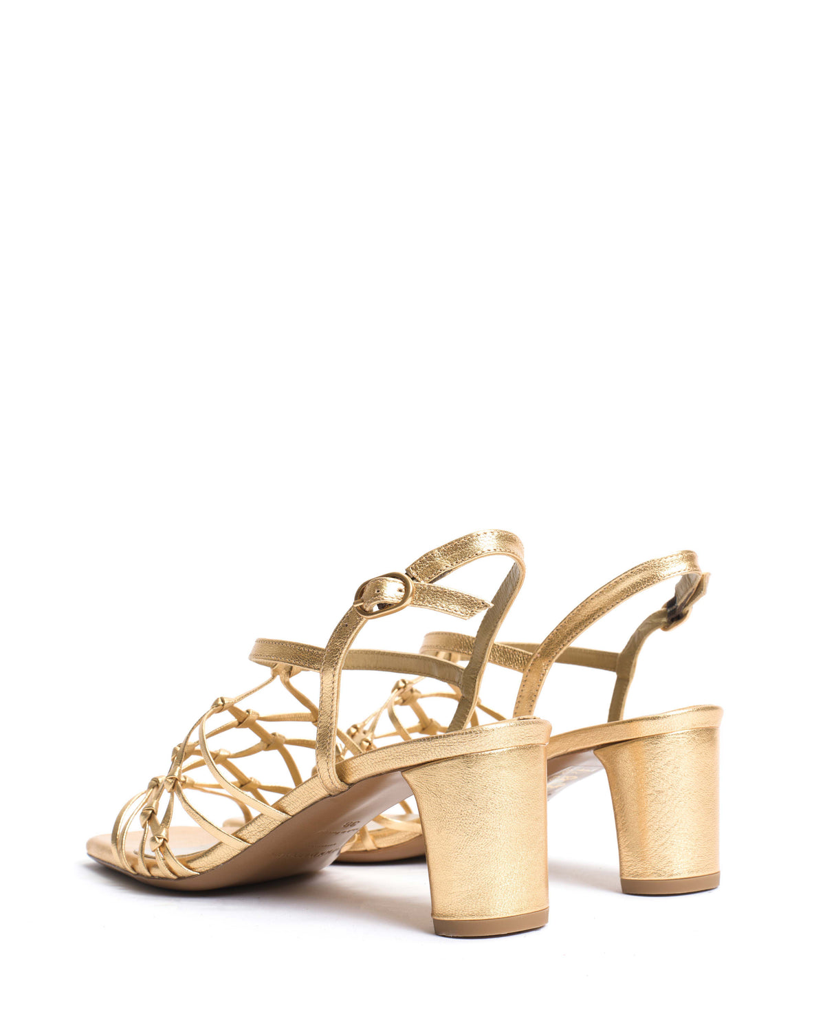 Coco 60 hand-braided Hand-braided leather Gold